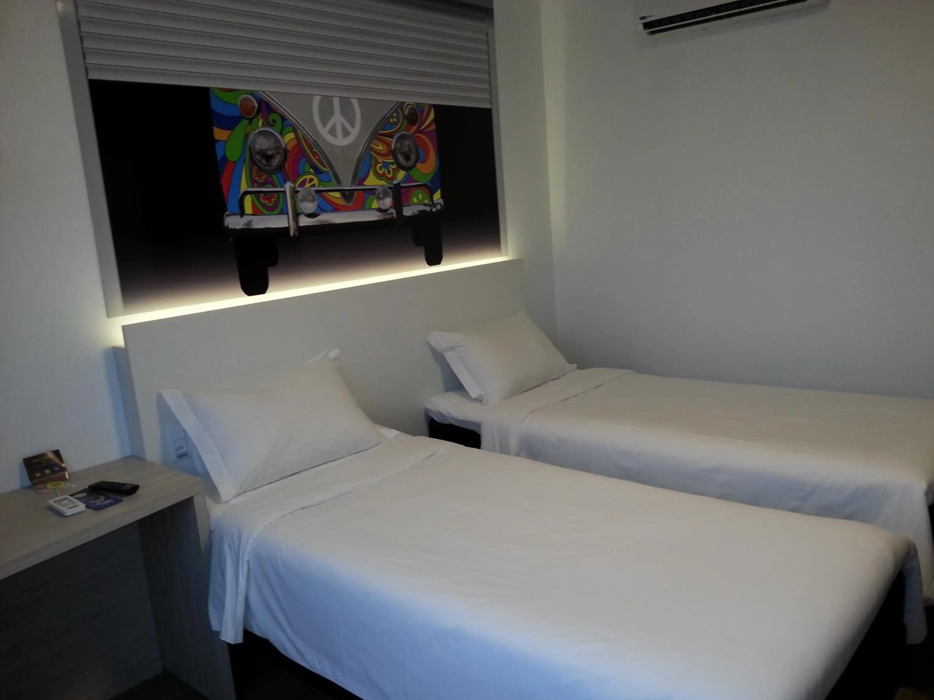 Bed in Hotel Caiuá Lago Umuarama