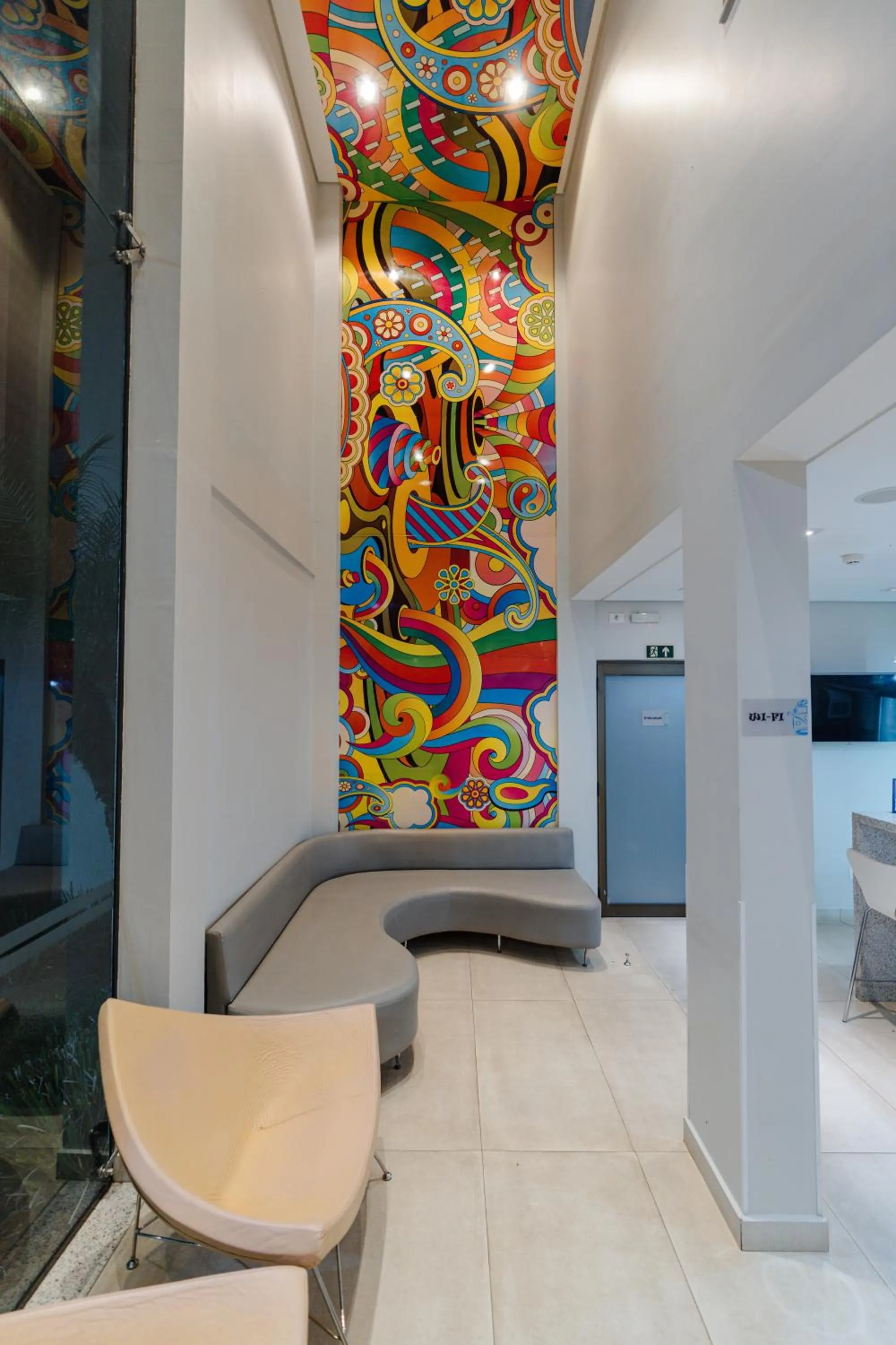 Lobby or reception in Hotel Caiuá Lago Umuarama