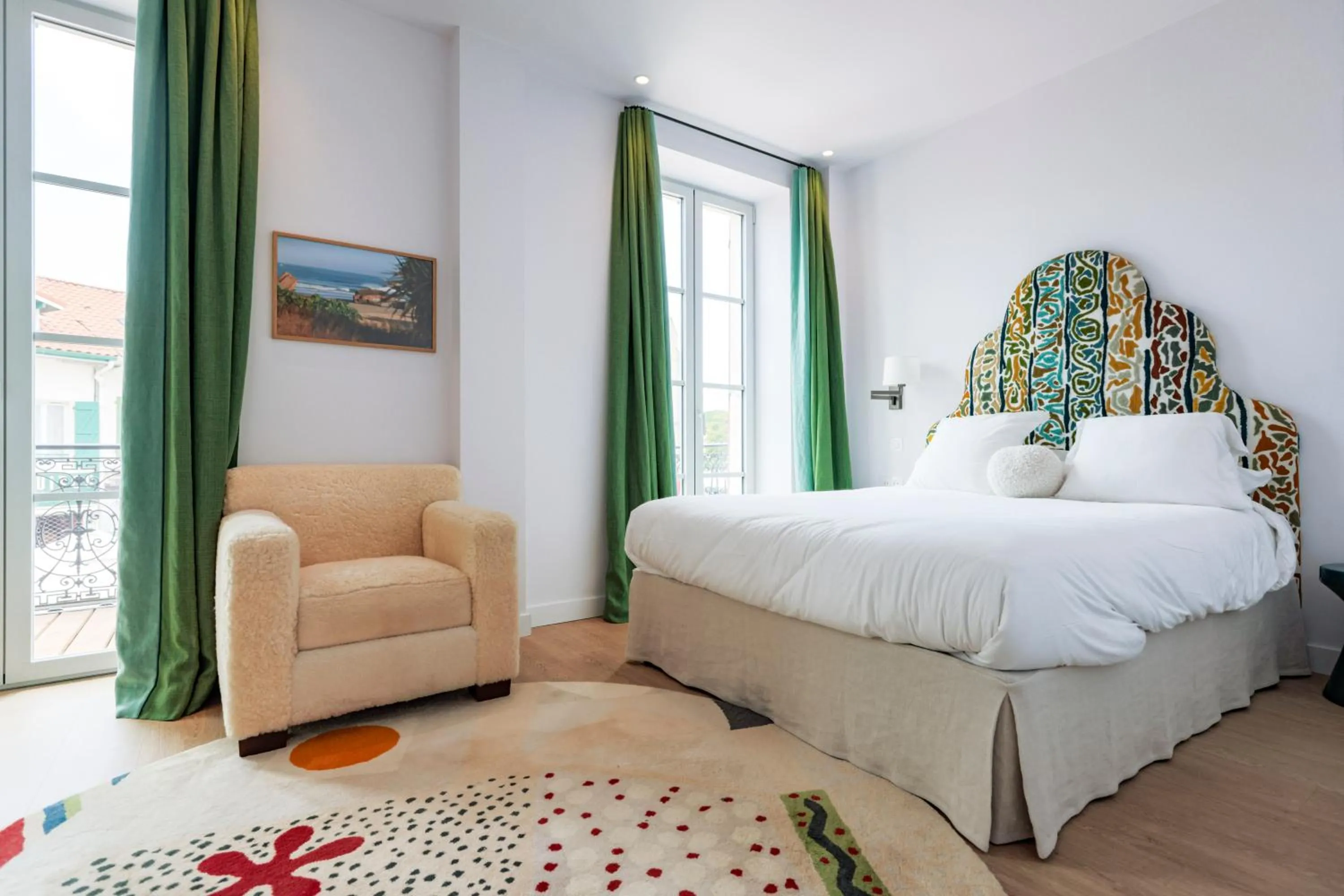 Bed in Hotel du Balcon