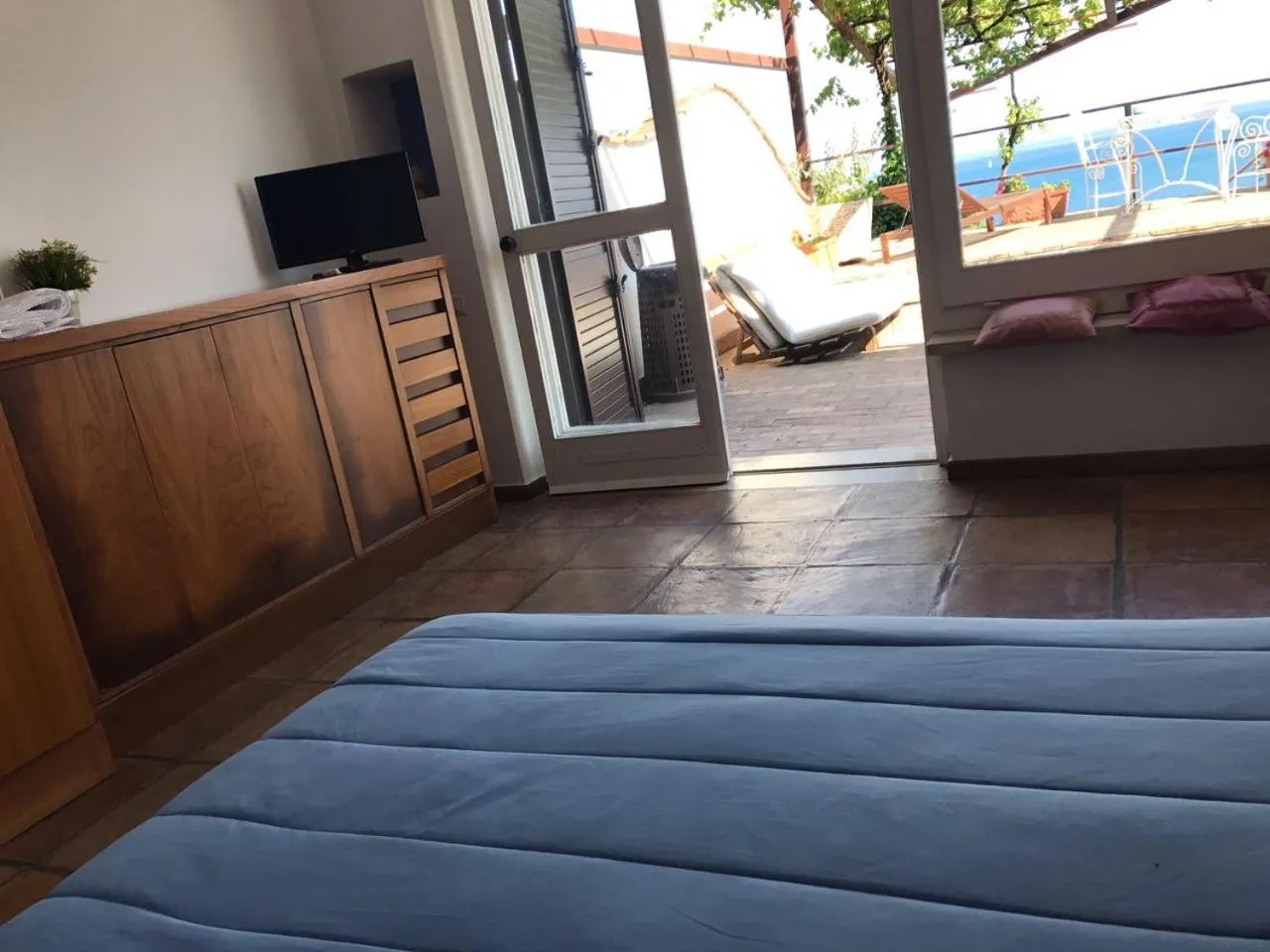 Superior Double Room with Terrace in Il Nido del Gabbiano
