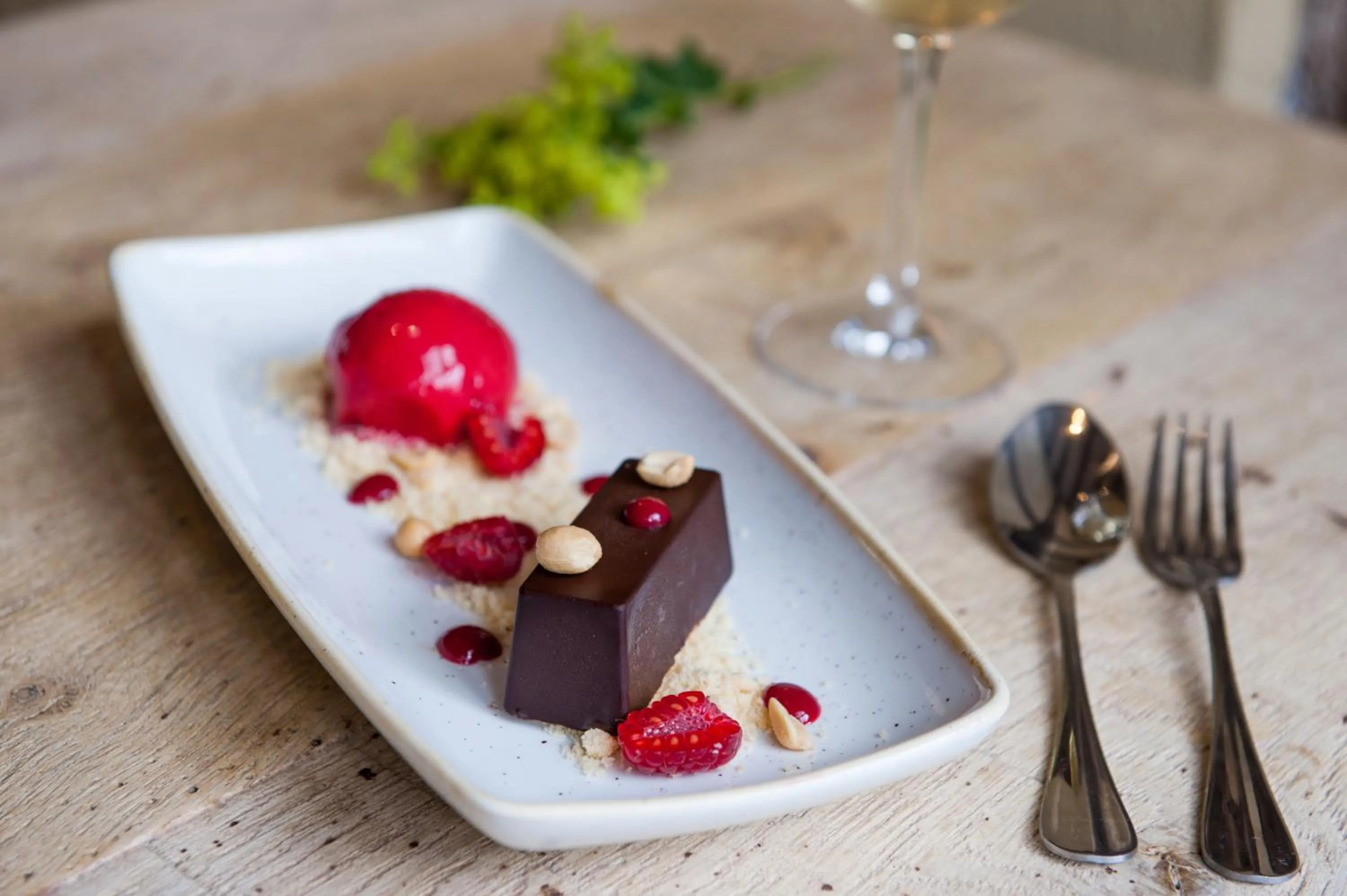 Food close-up in The White Hart, Overton