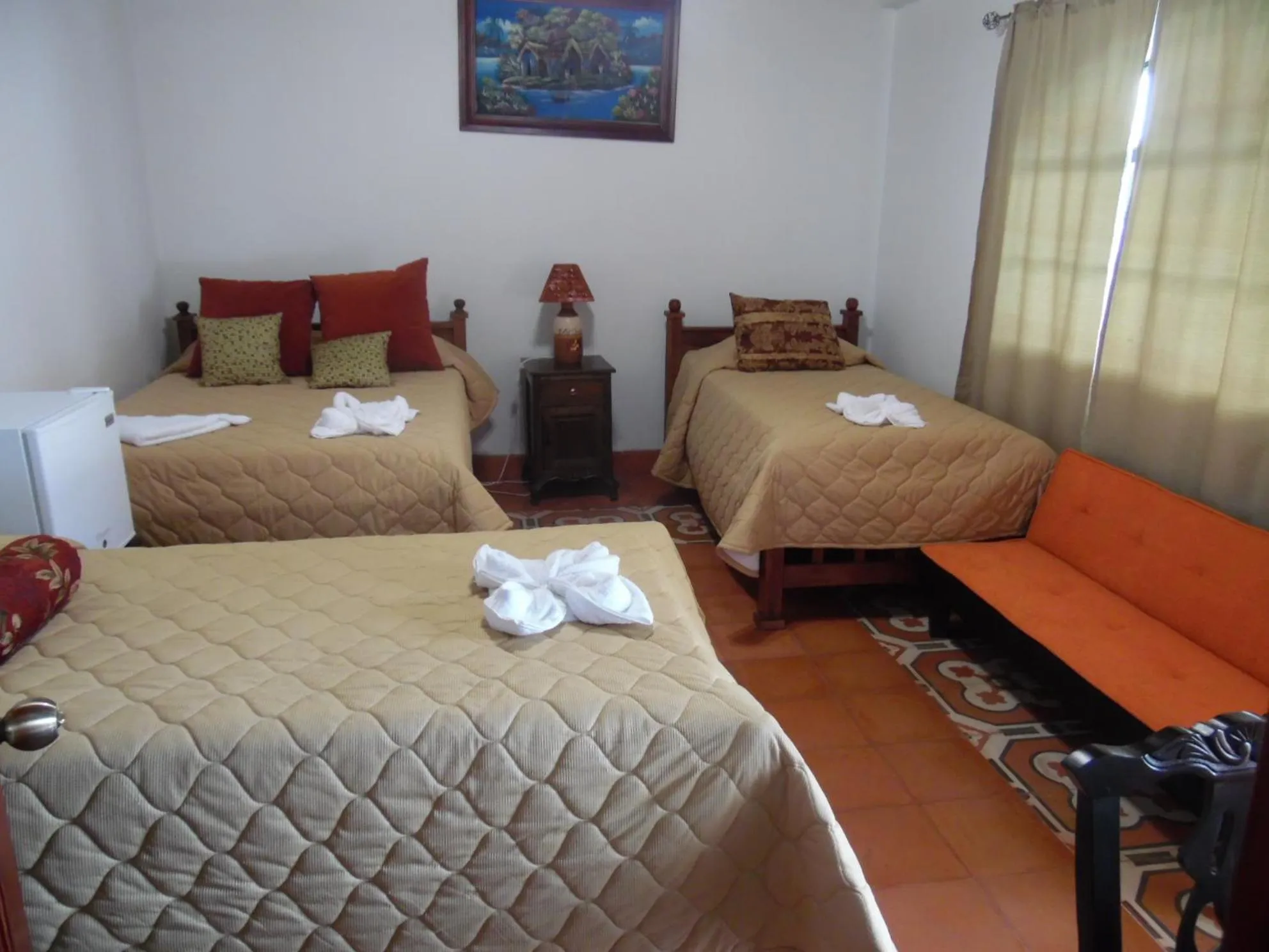 Bed in Hotel Cordoba