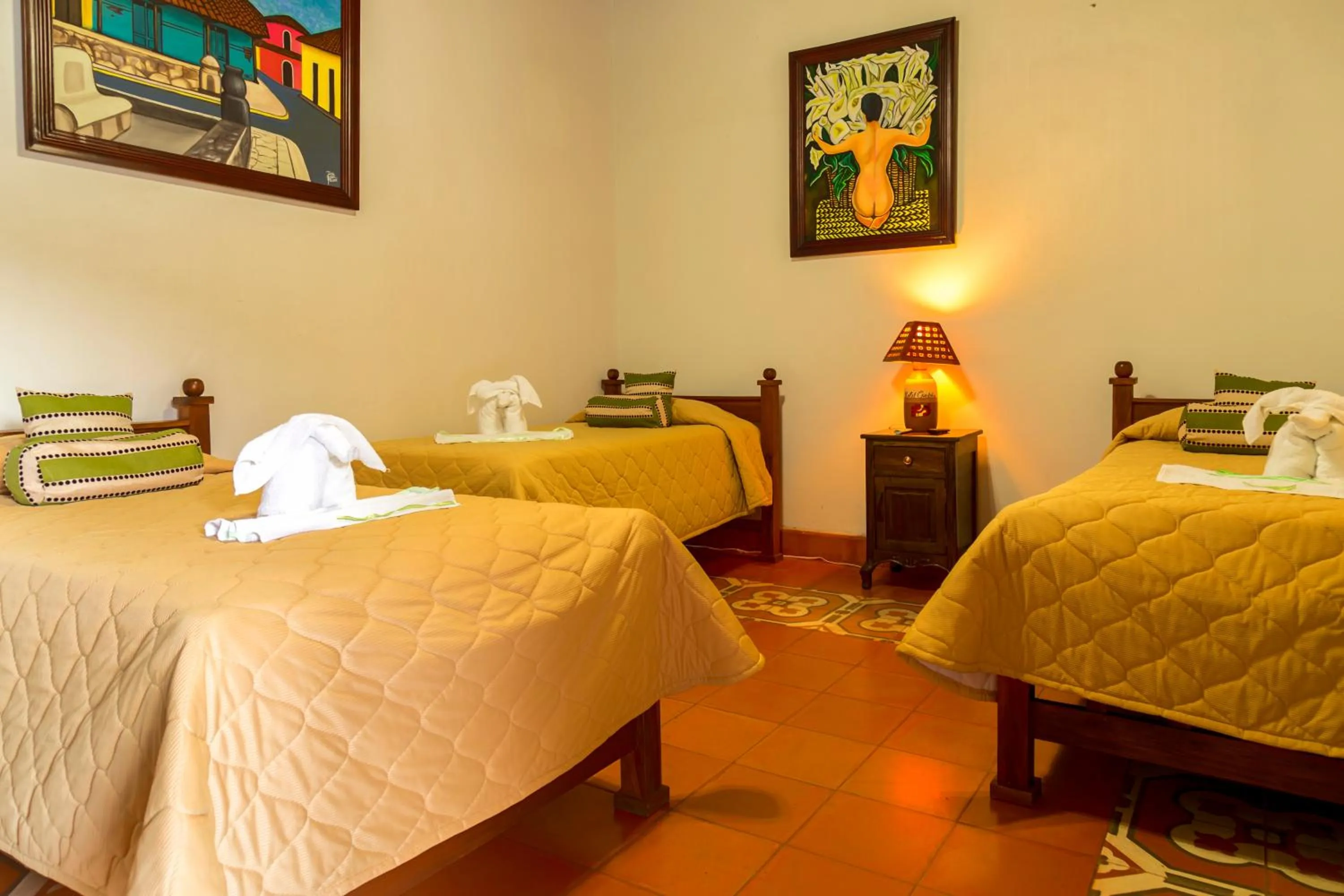 Bed in Hotel Cordoba