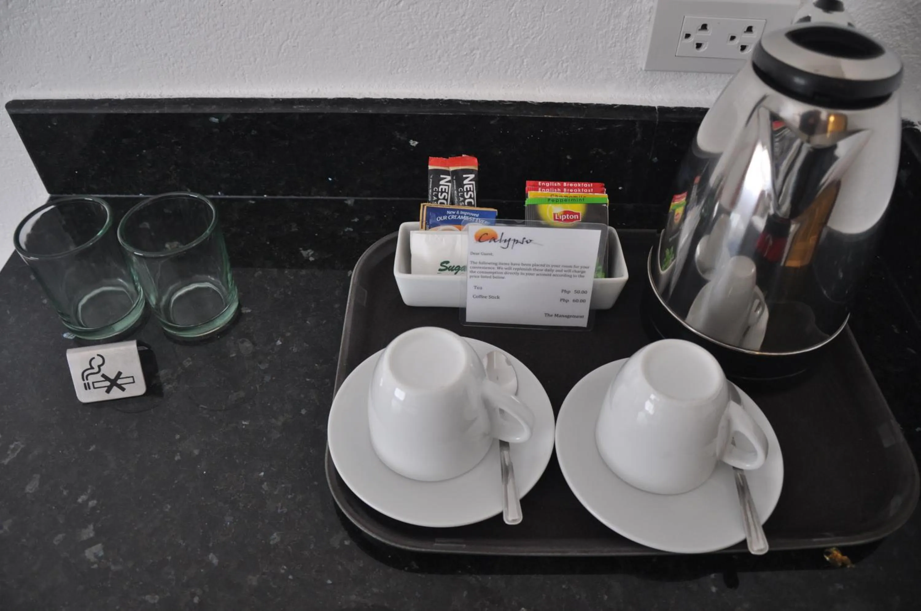 Coffee/tea facilities in Calypso Beach and Dive Resort