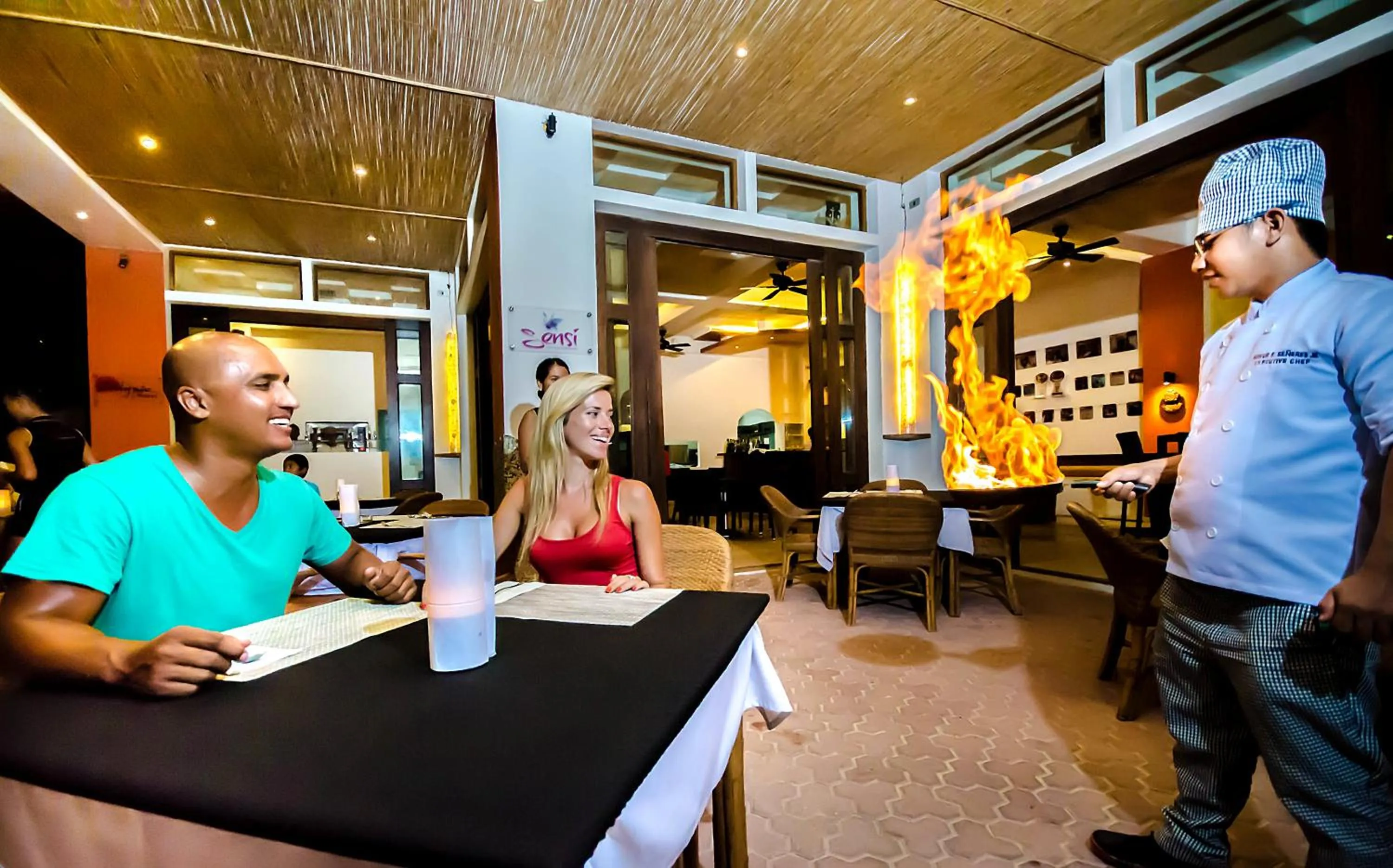 Staff in Calypso Beach and Dive Resort