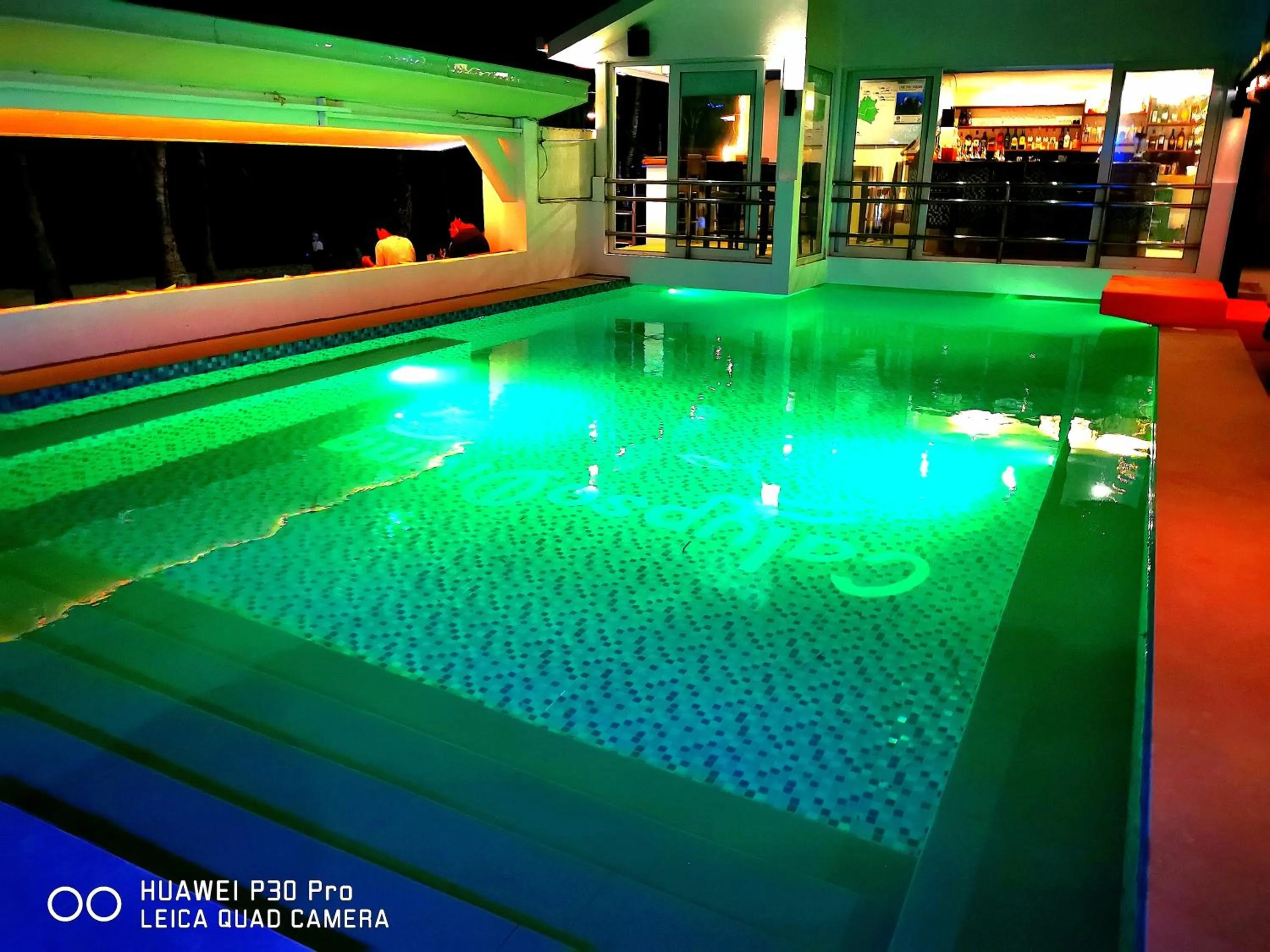 Pool view in Calypso Beach and Dive Resort