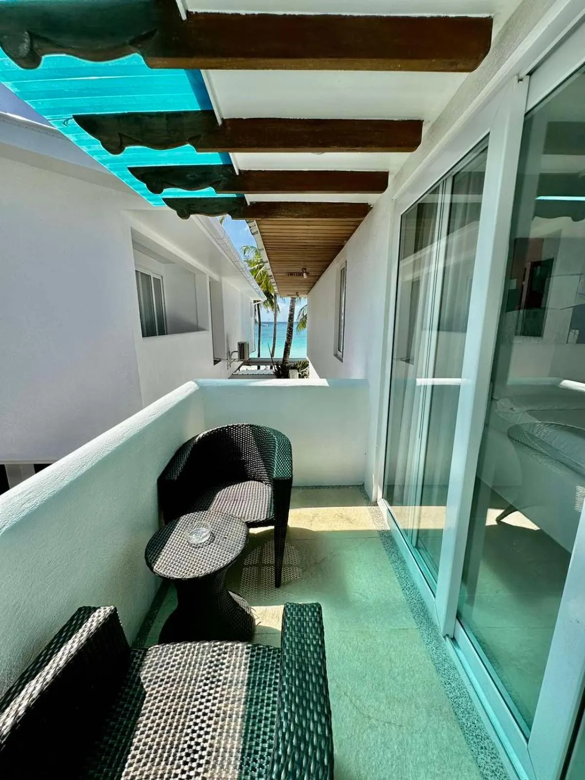 Balcony/Terrace in Calypso Beach and Dive Resort