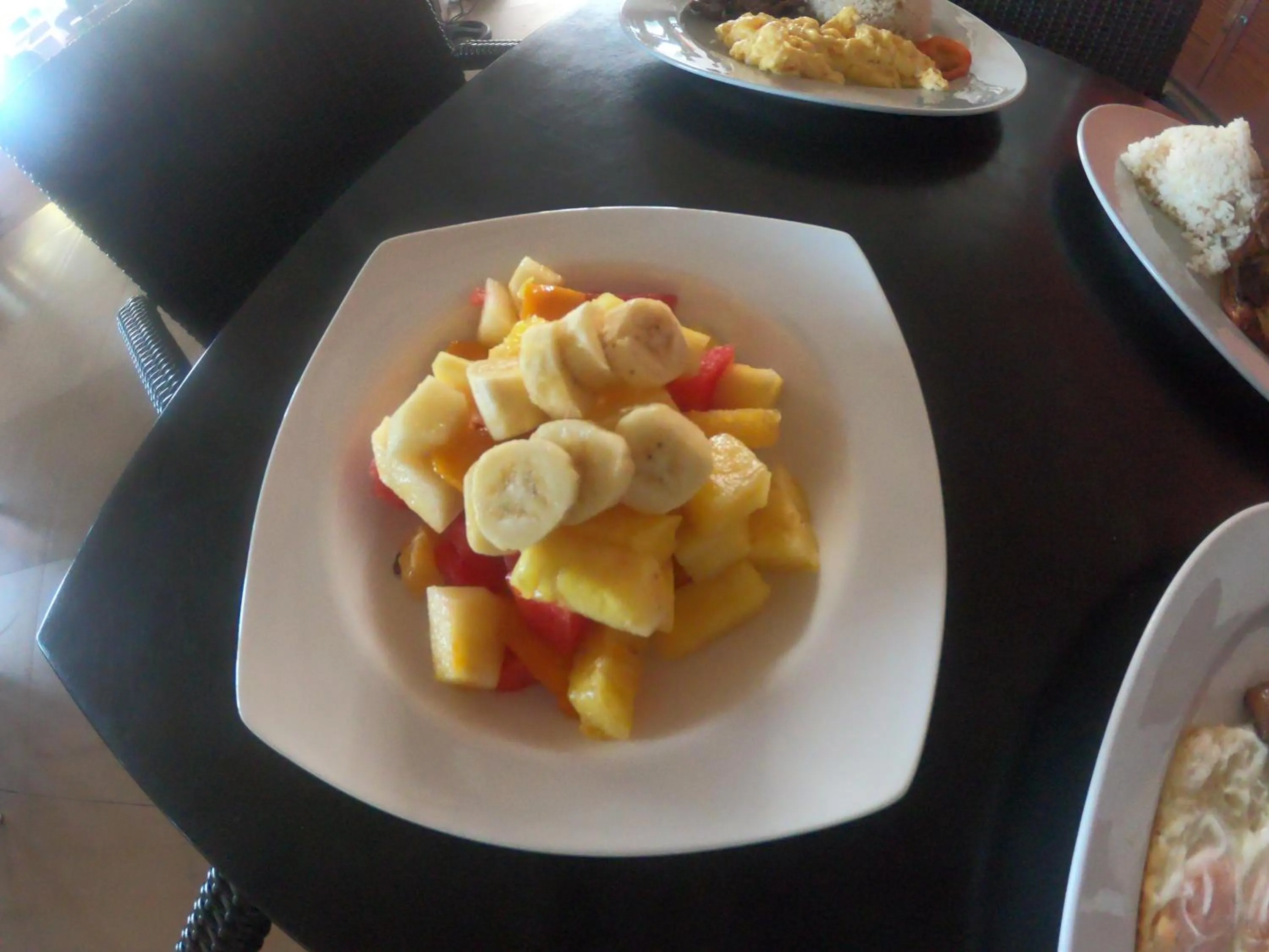 Breakfast in Calypso Beach and Dive Resort