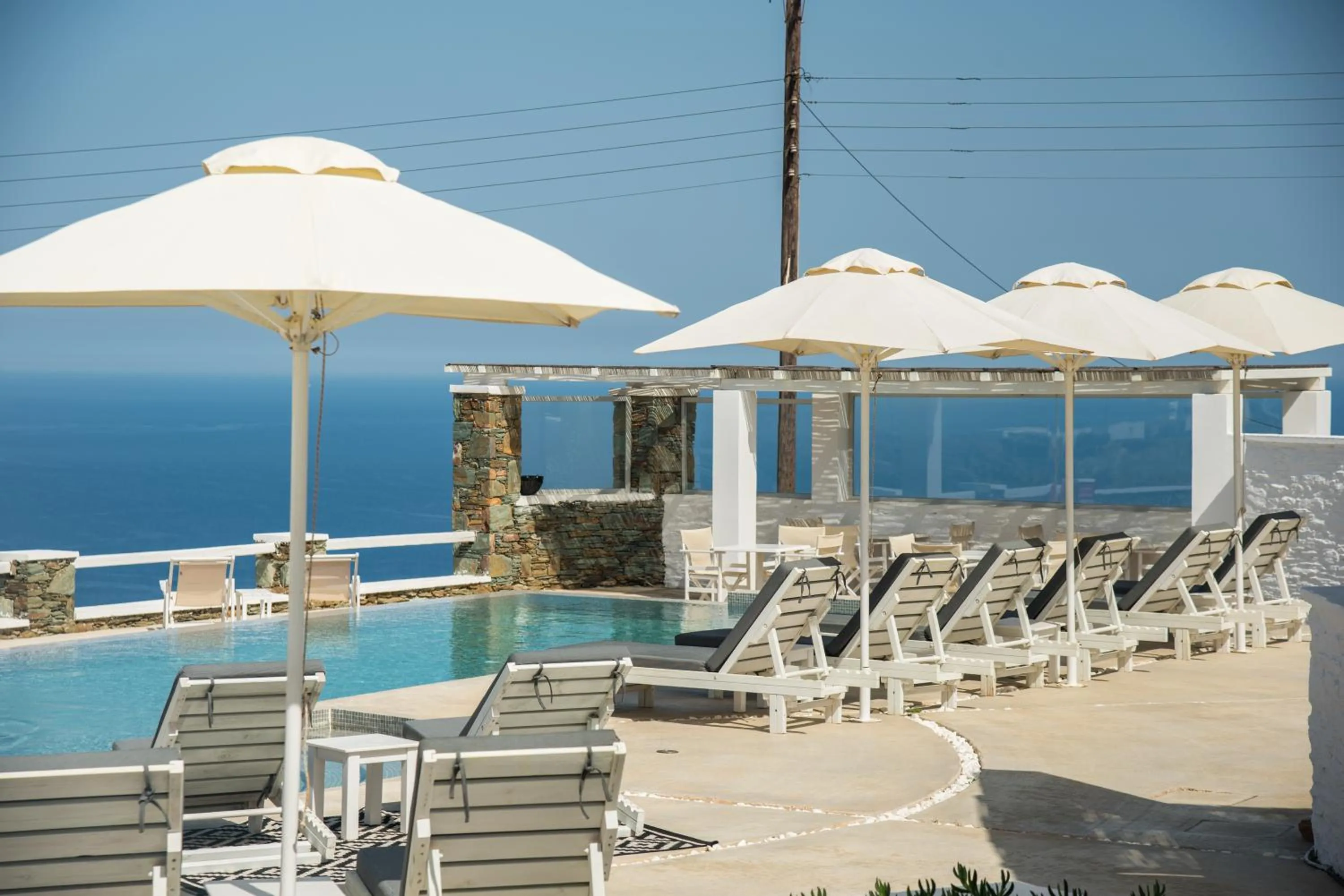 Pool view in Lemon Tree Houses