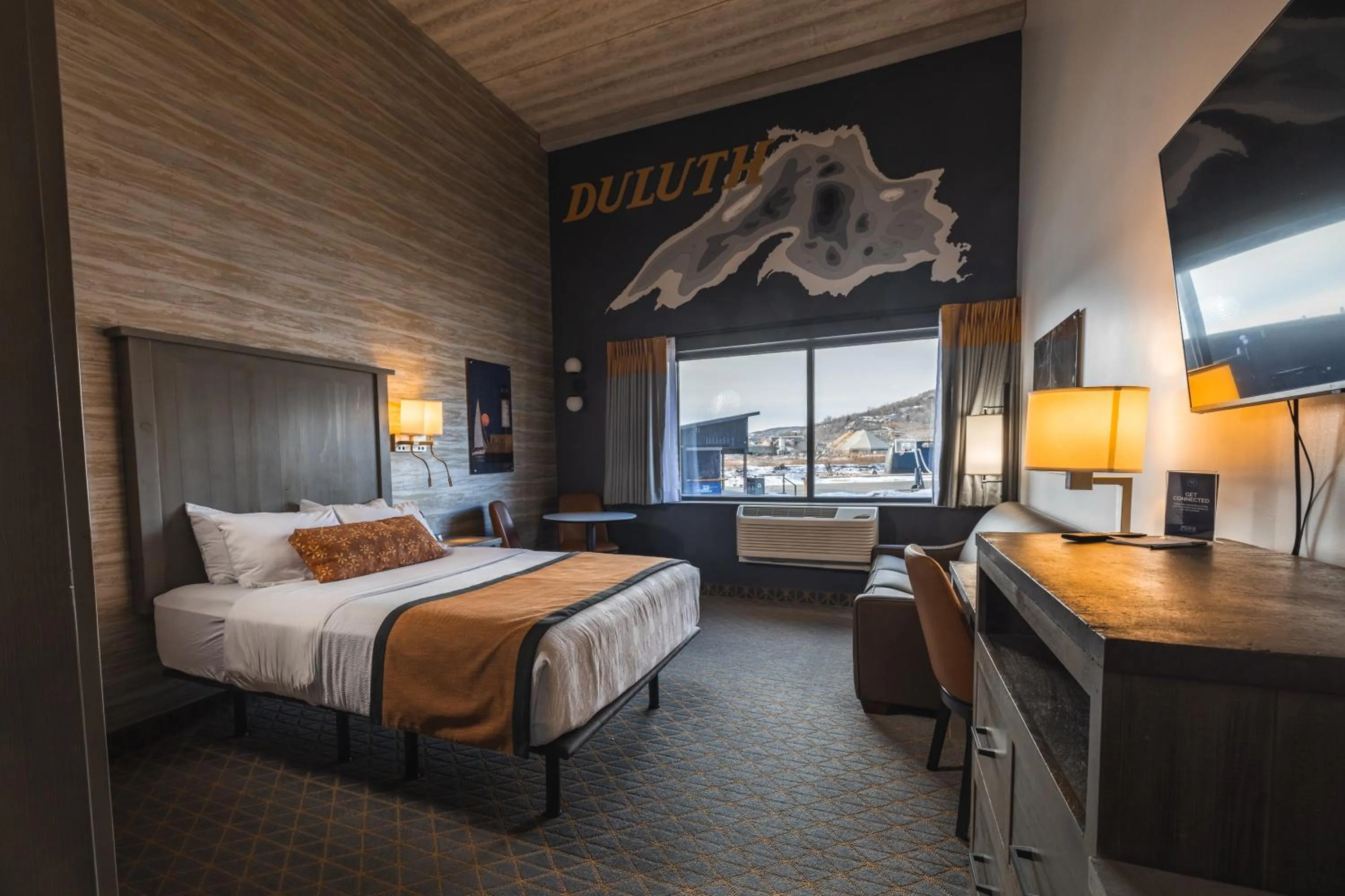 Bed in Pier B Resort