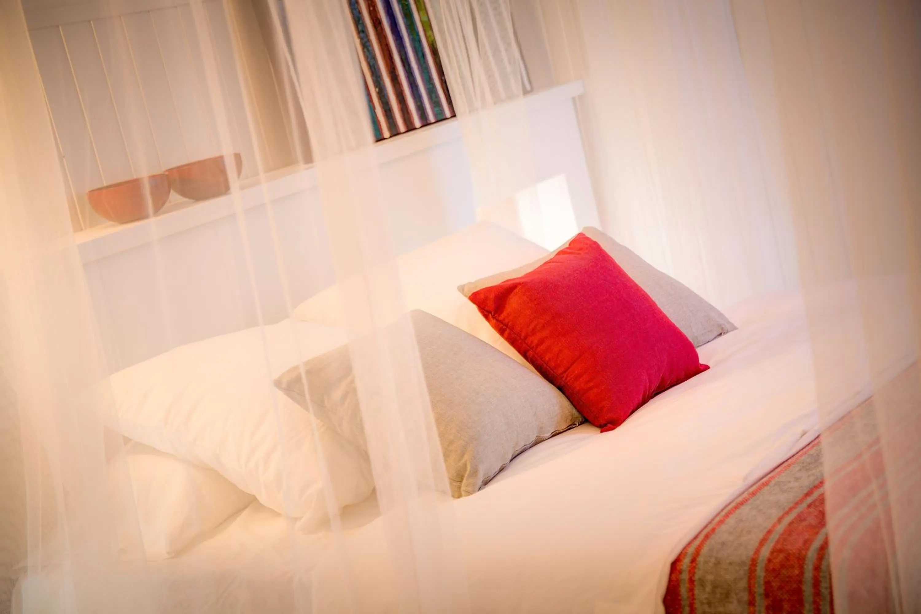Bed in Blue Home