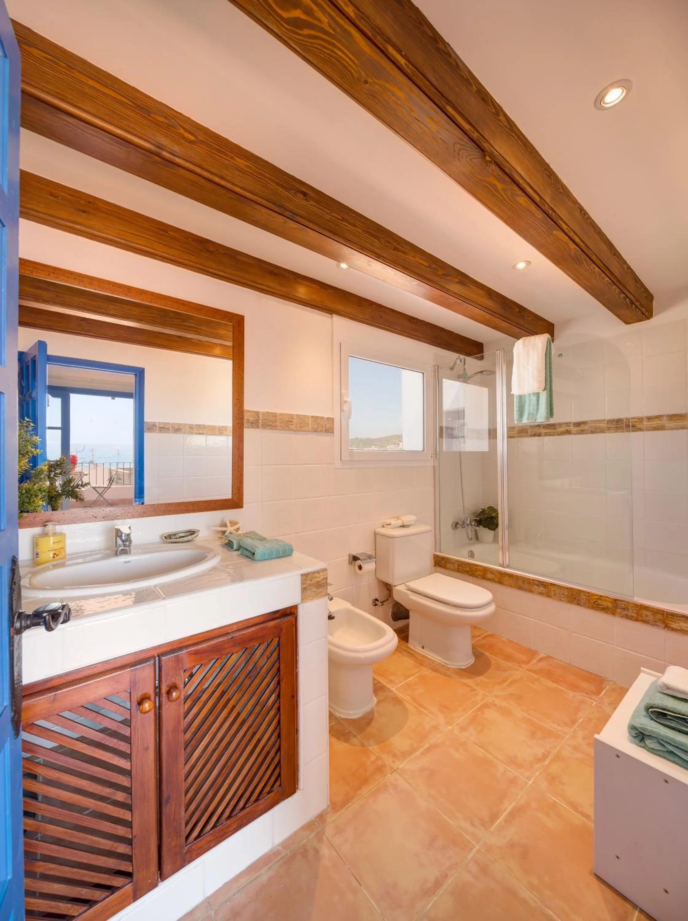 Bathroom in Blue Home