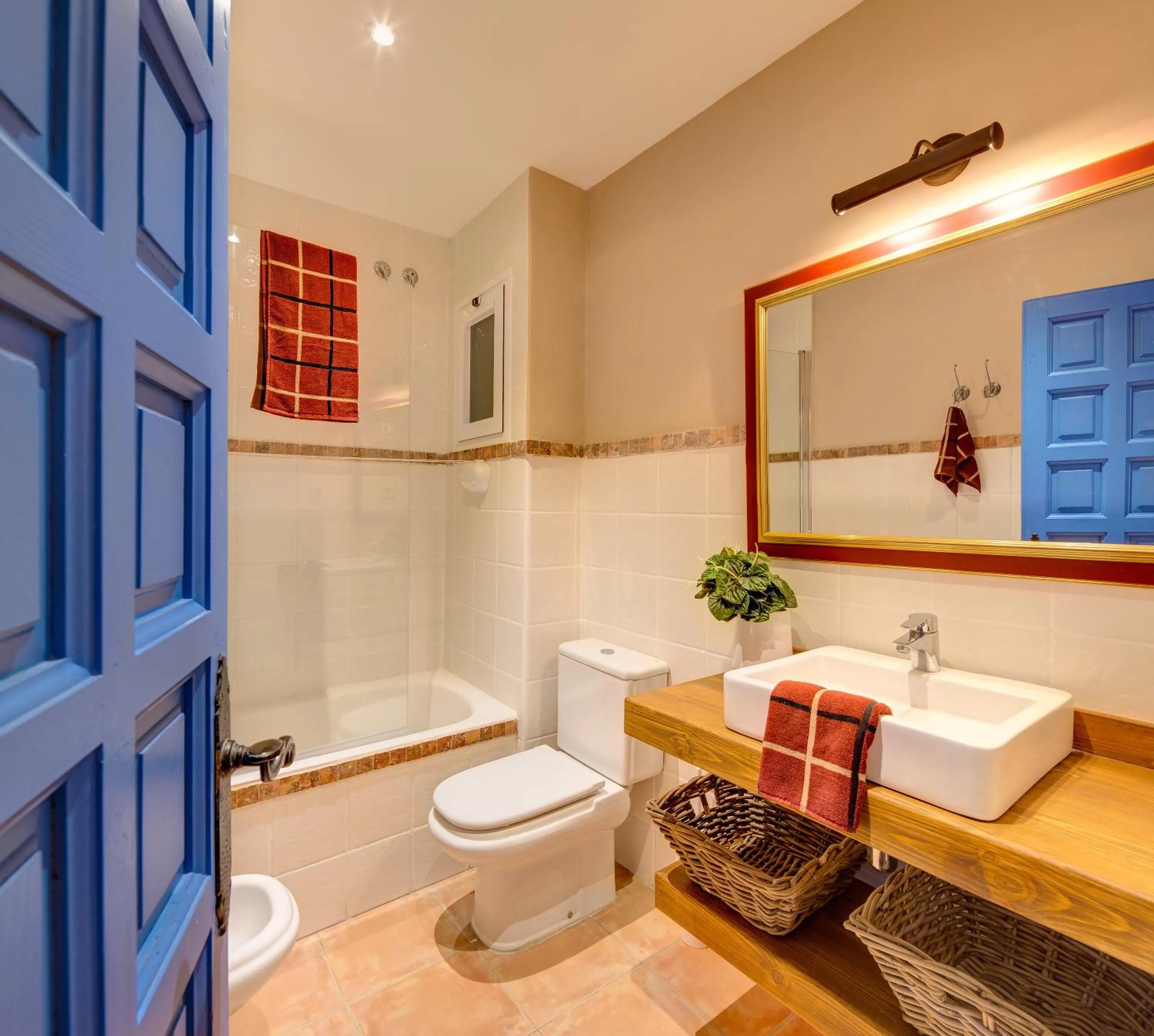 Bathroom in Blue Home