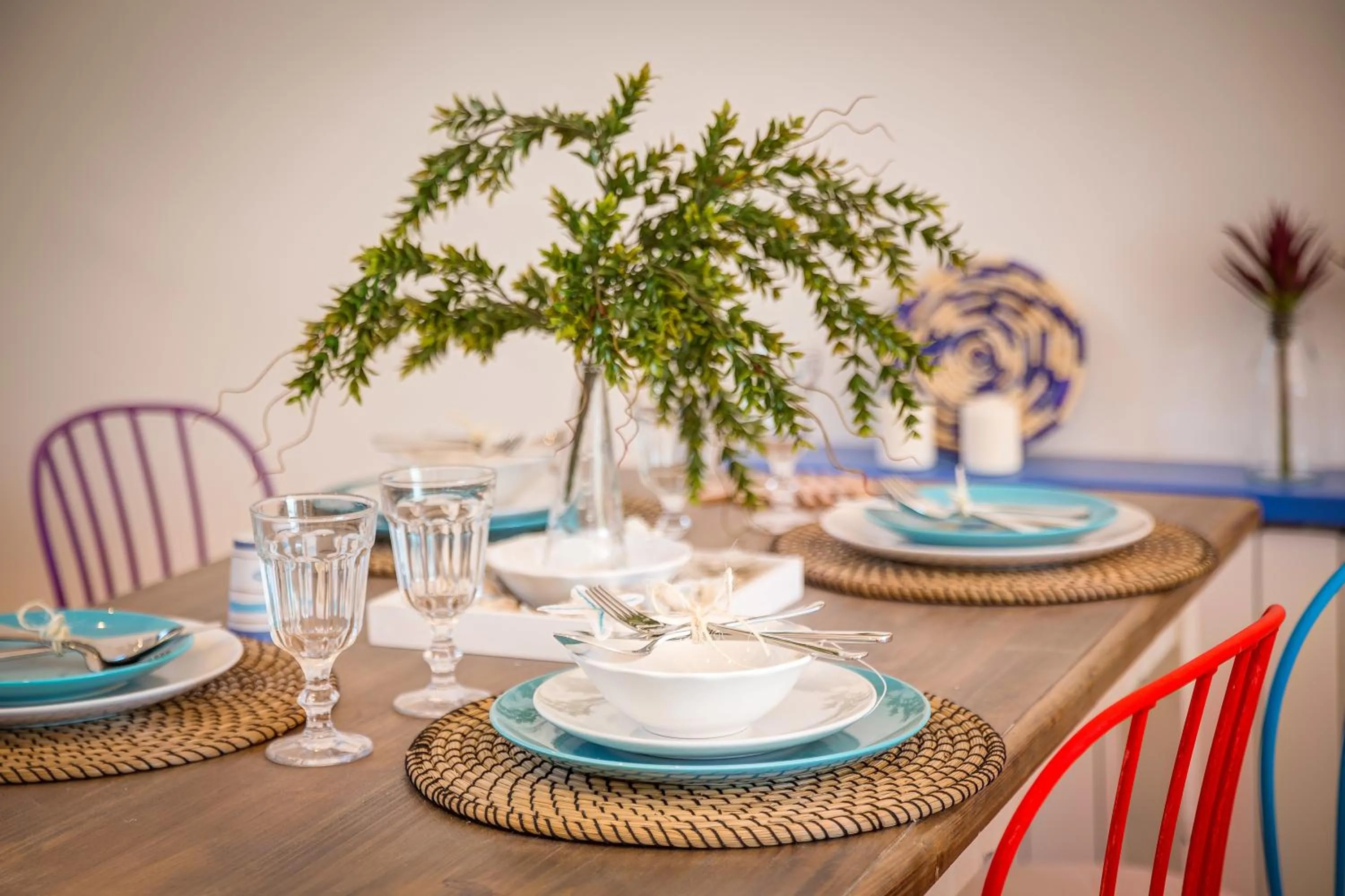 Dining area in Blue Home