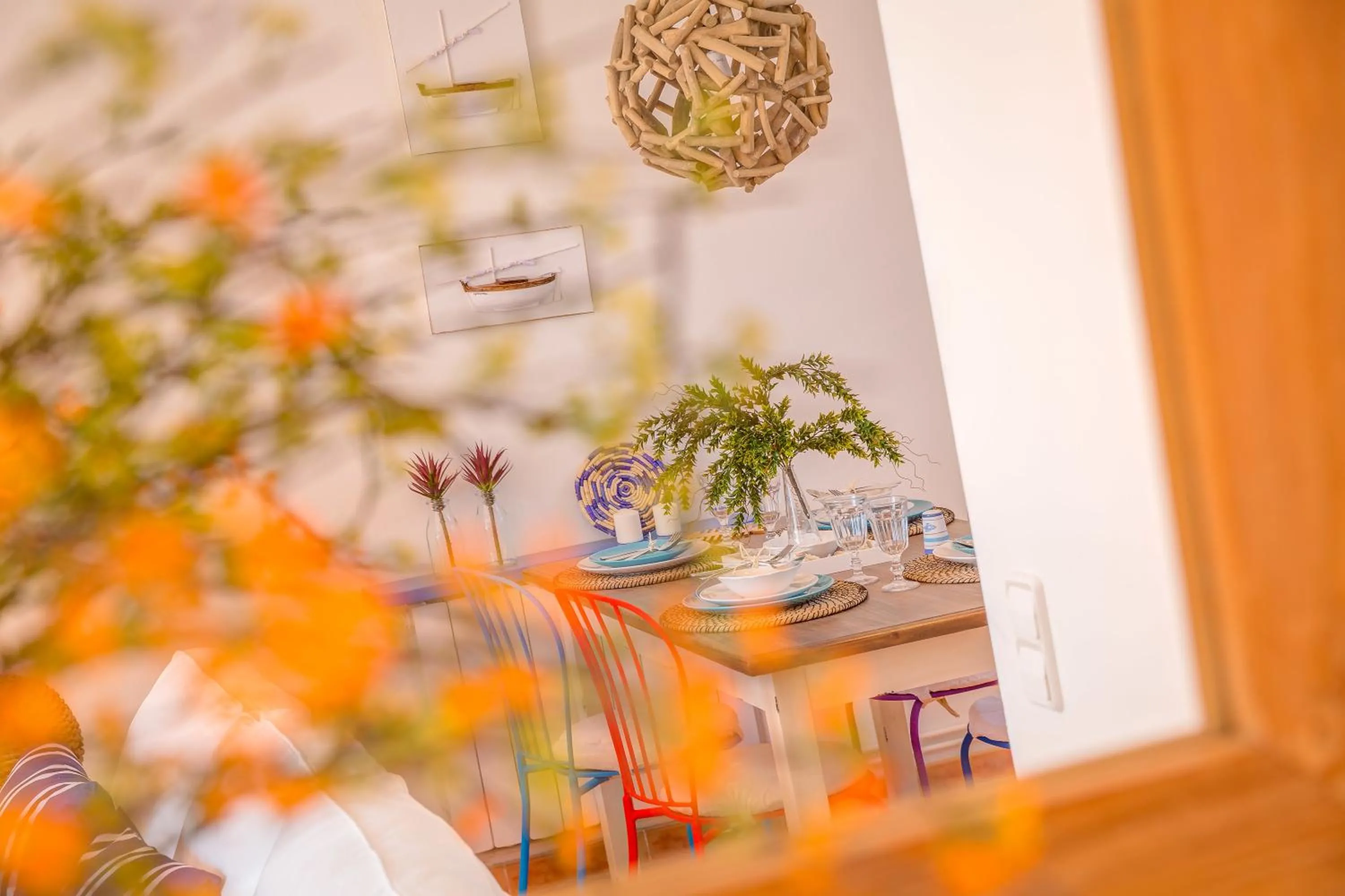Dining area in Blue Home