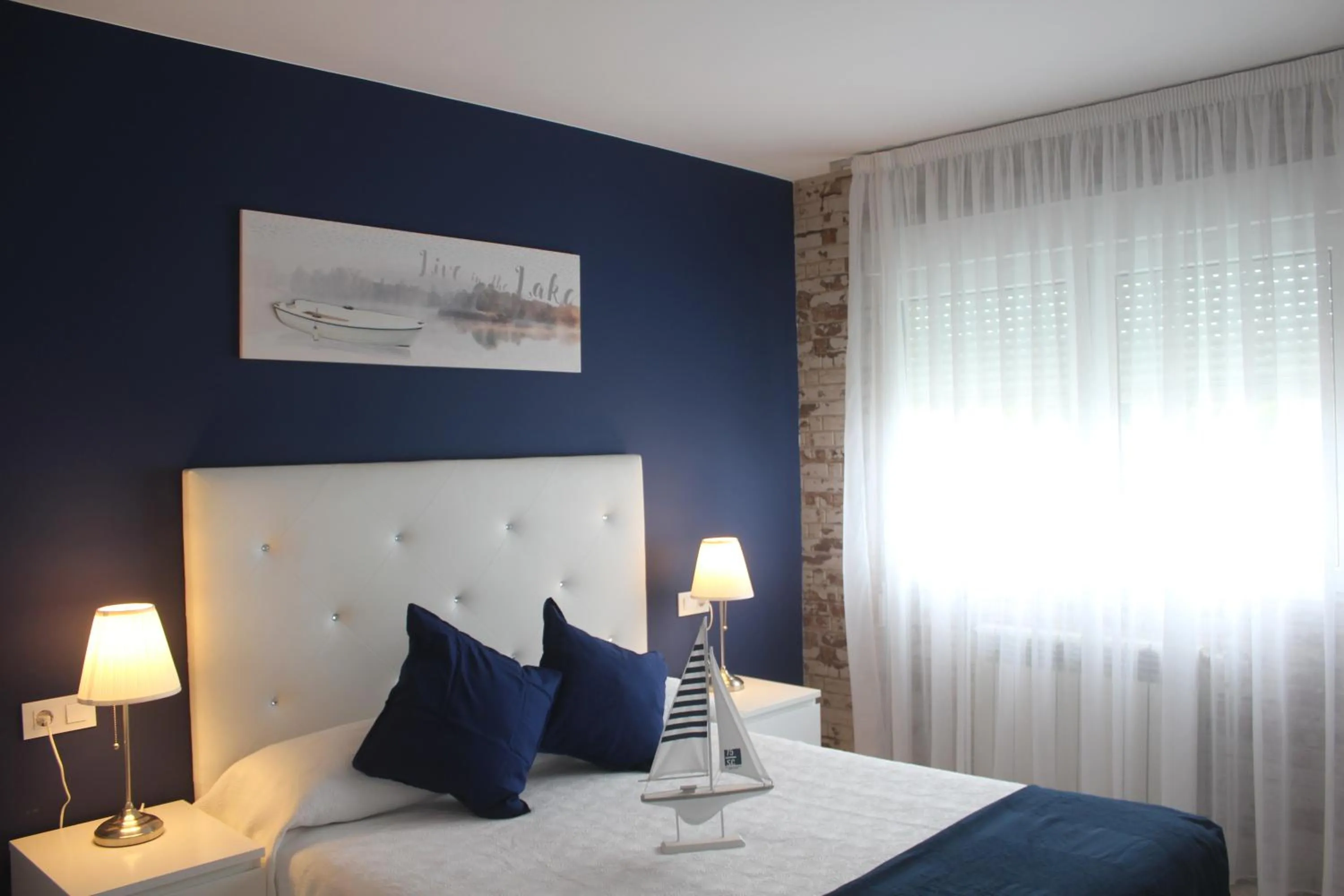 Bed in Hotel Playa de Sardiñeiro