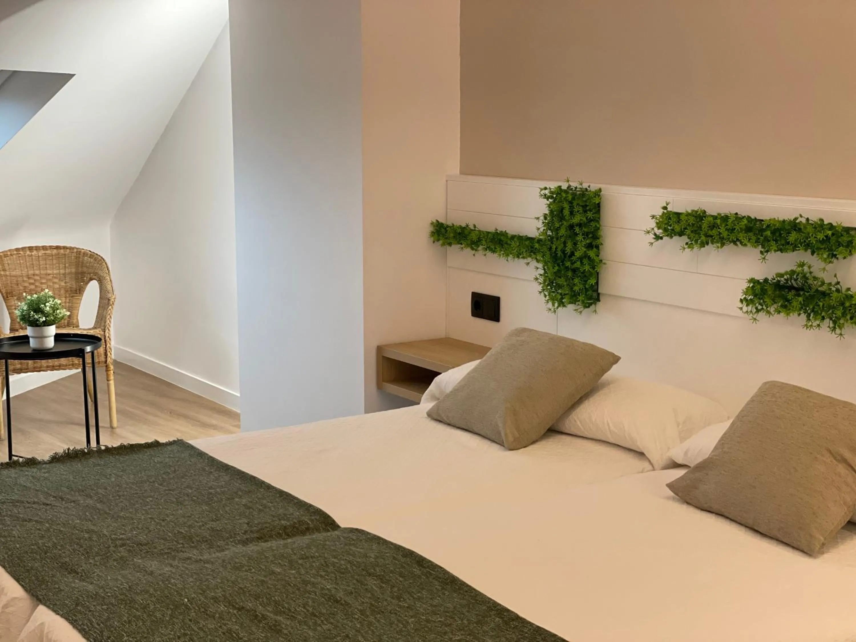 Bed in Hotel Playa de Sardiñeiro