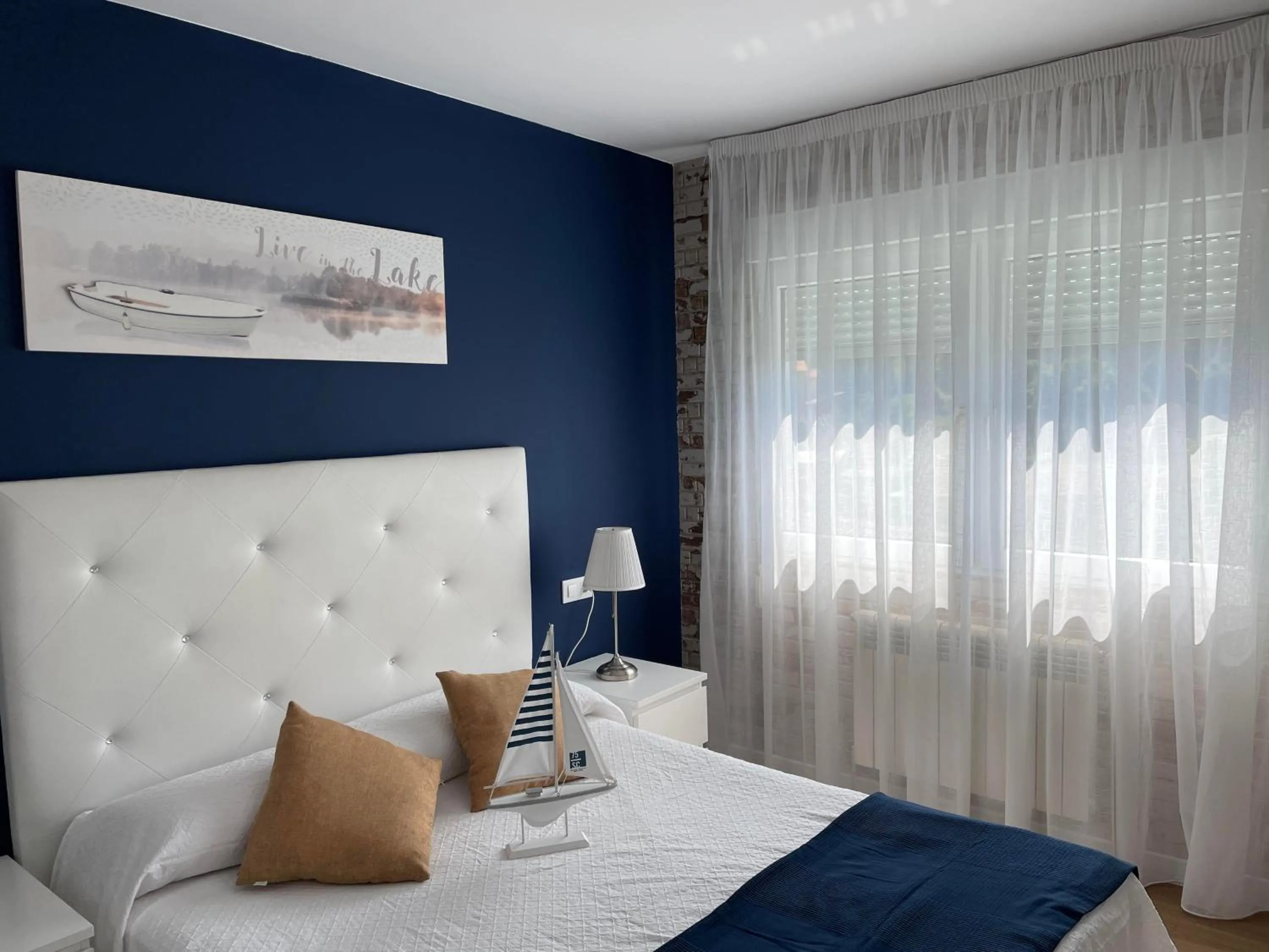 Bed in Hotel Playa de Sardiñeiro