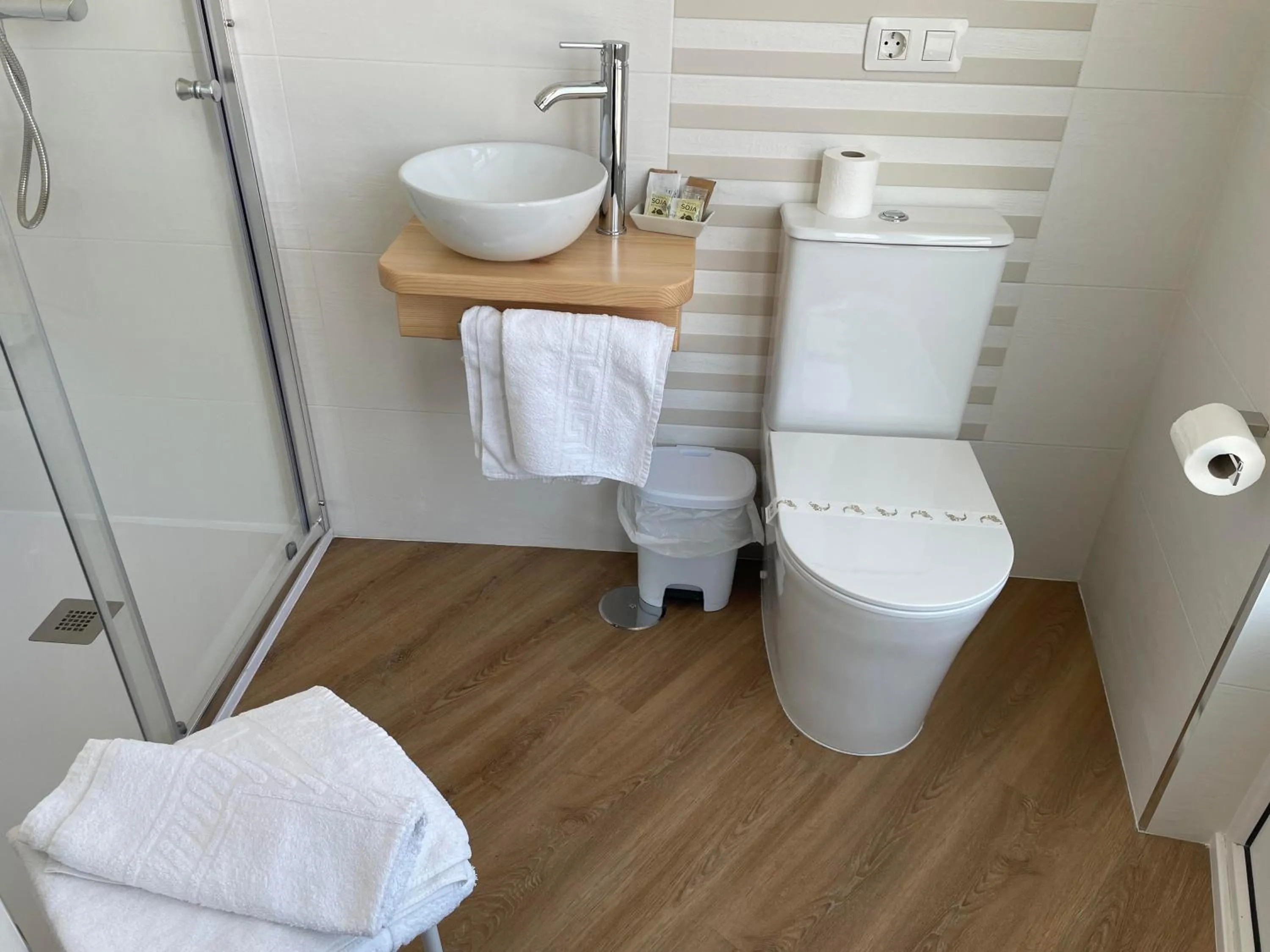 Toilet in Hotel Playa de Sardiñeiro