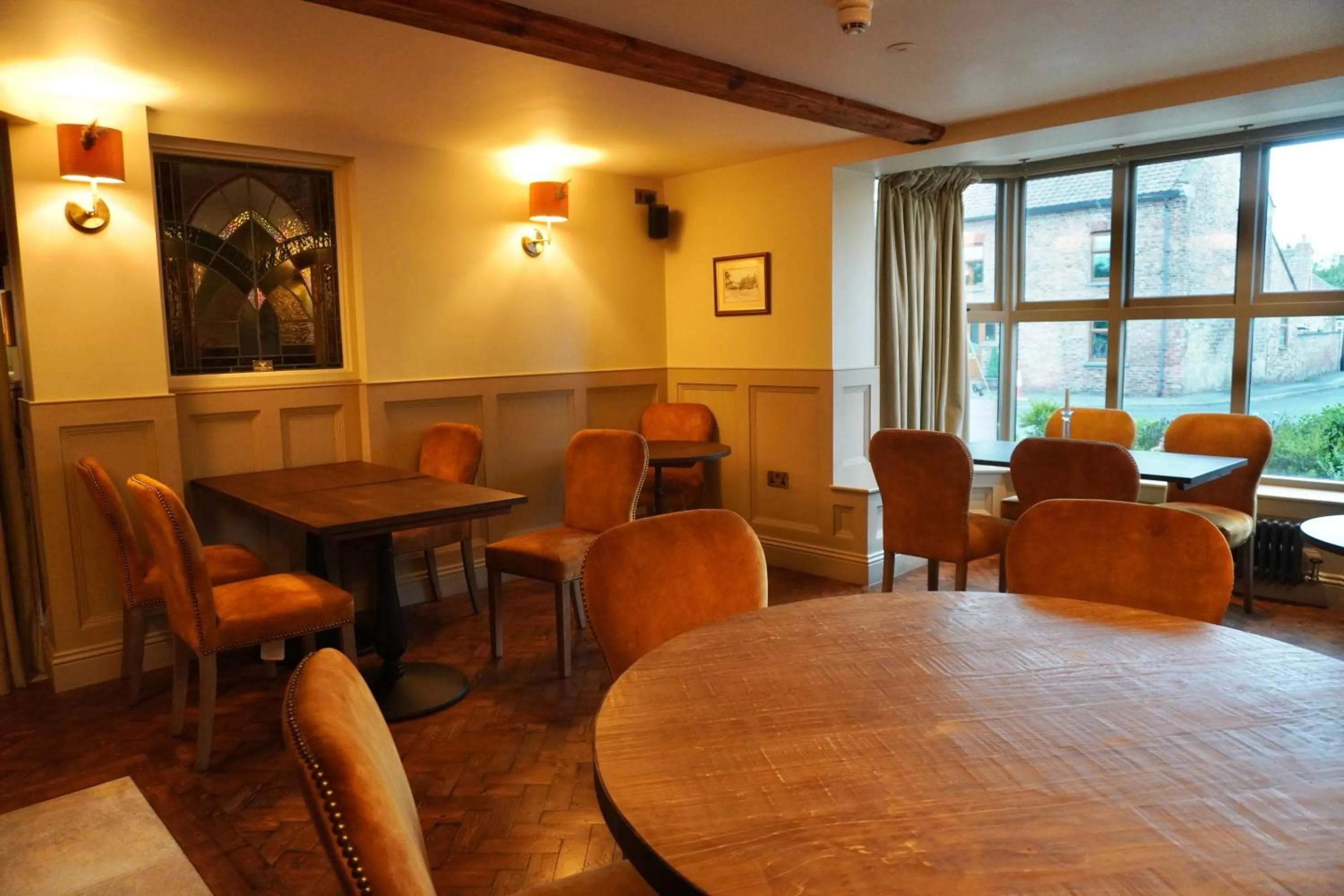 Seating area in The Angel Inn