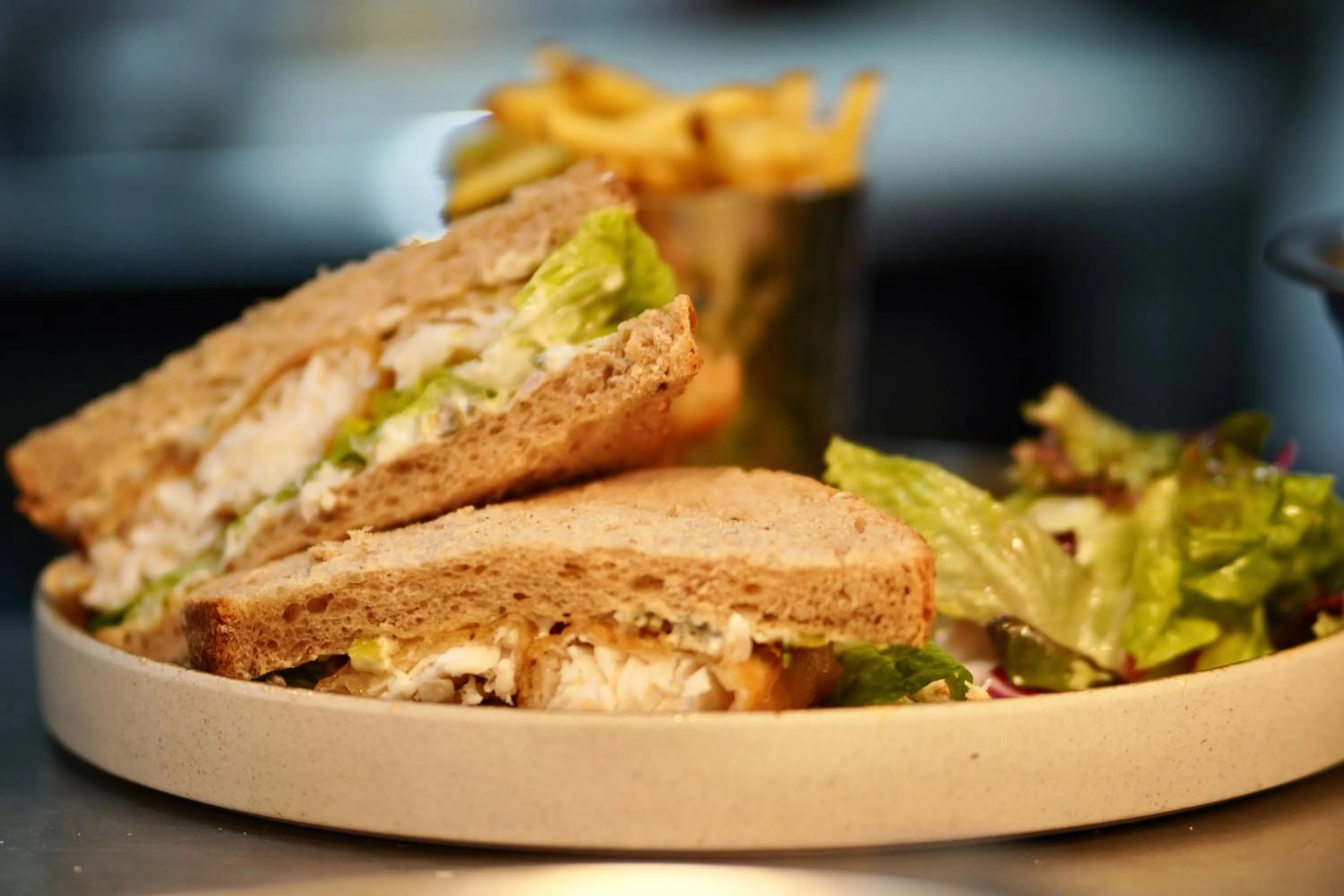 Food close-up in The Angel Inn