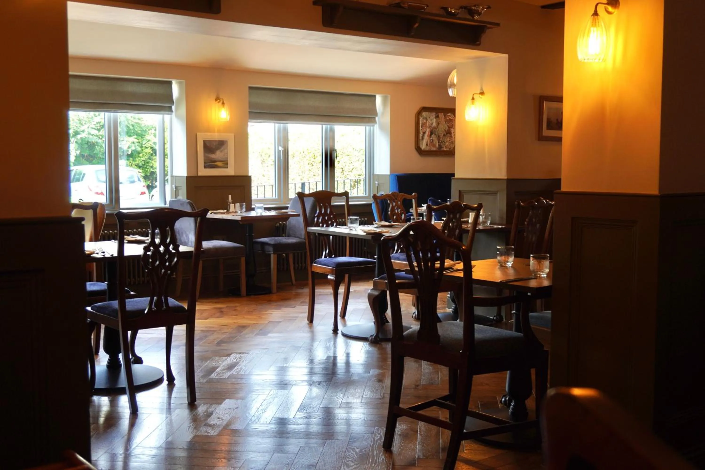 Dining area in The Angel Inn