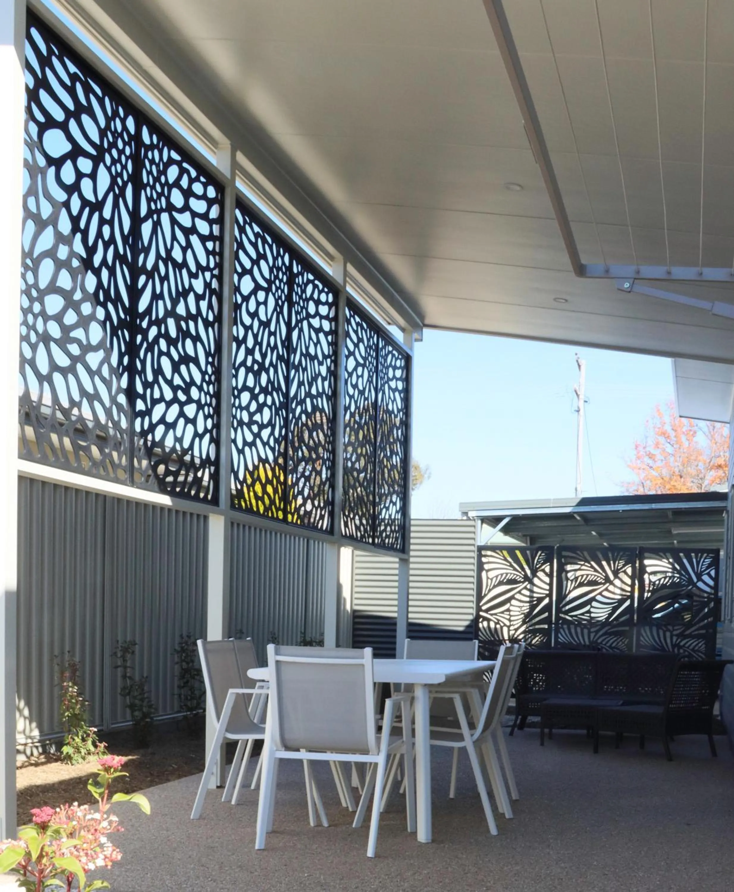 Patio in Apple Blossom Cottages