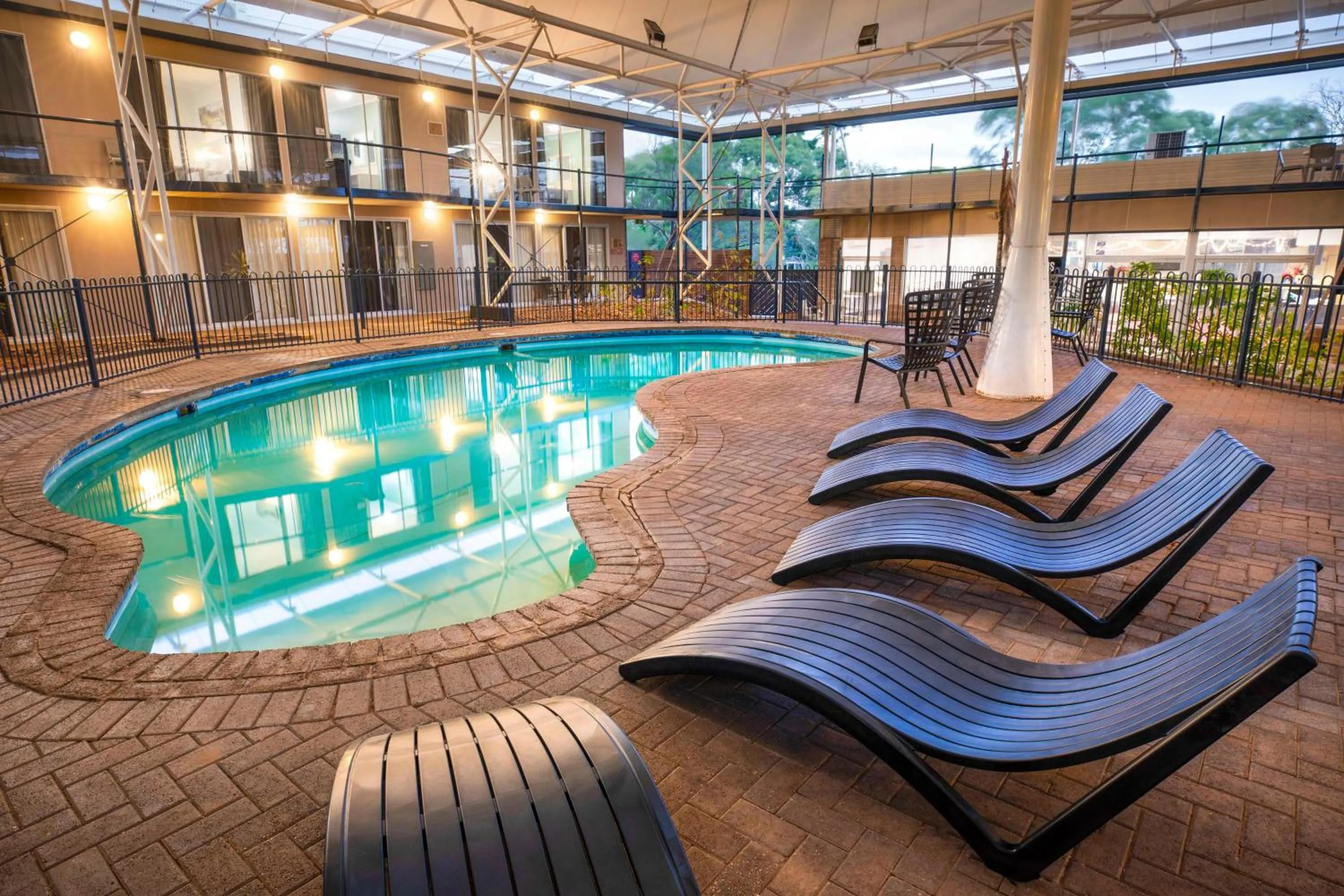 Pool view in Roxby Downs Motor Inn