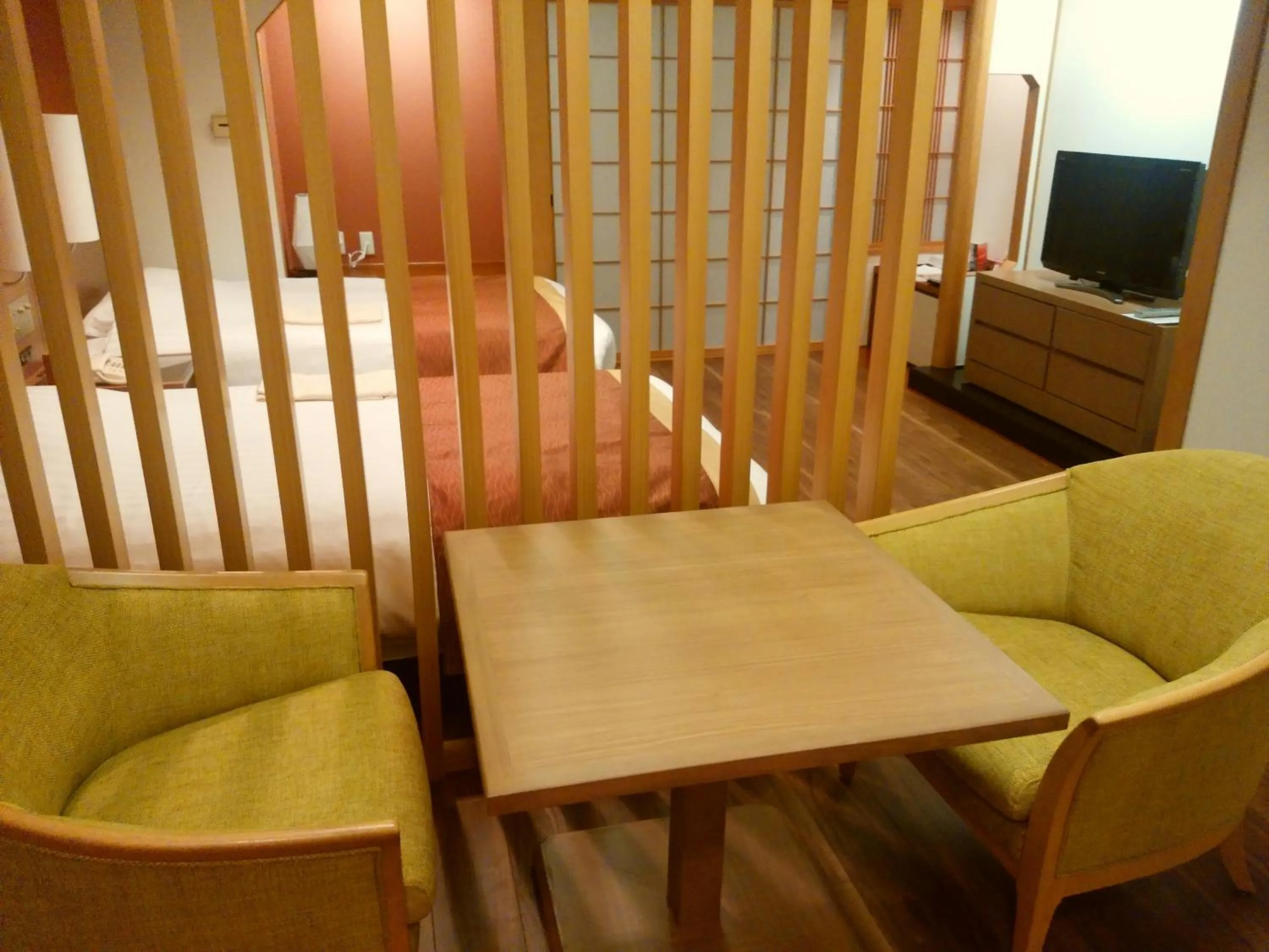 Bed in JR Hotel Clement Tokushima