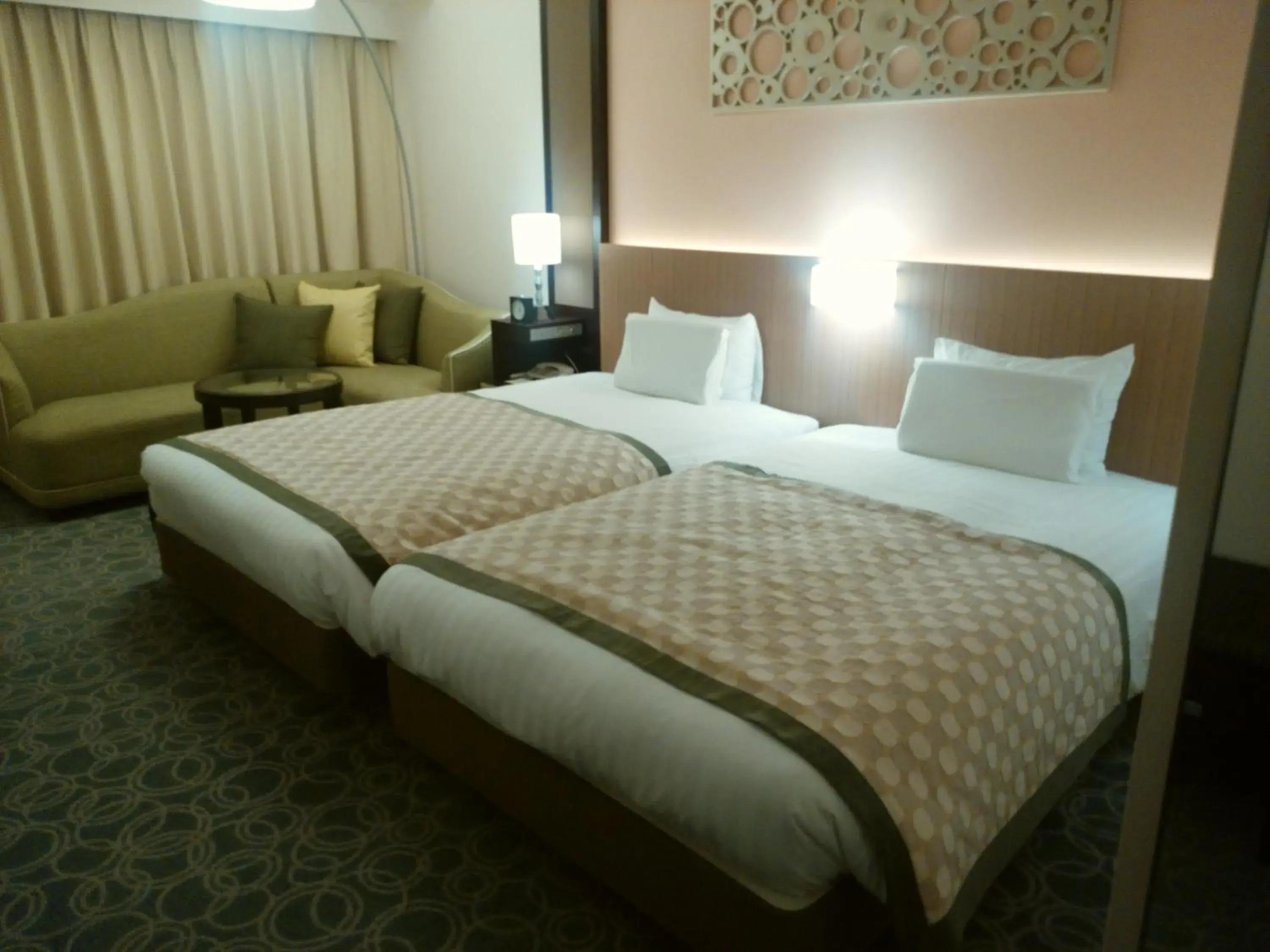 Bed in JR Hotel Clement Tokushima Bed in JR Hotel Clement Tokushima