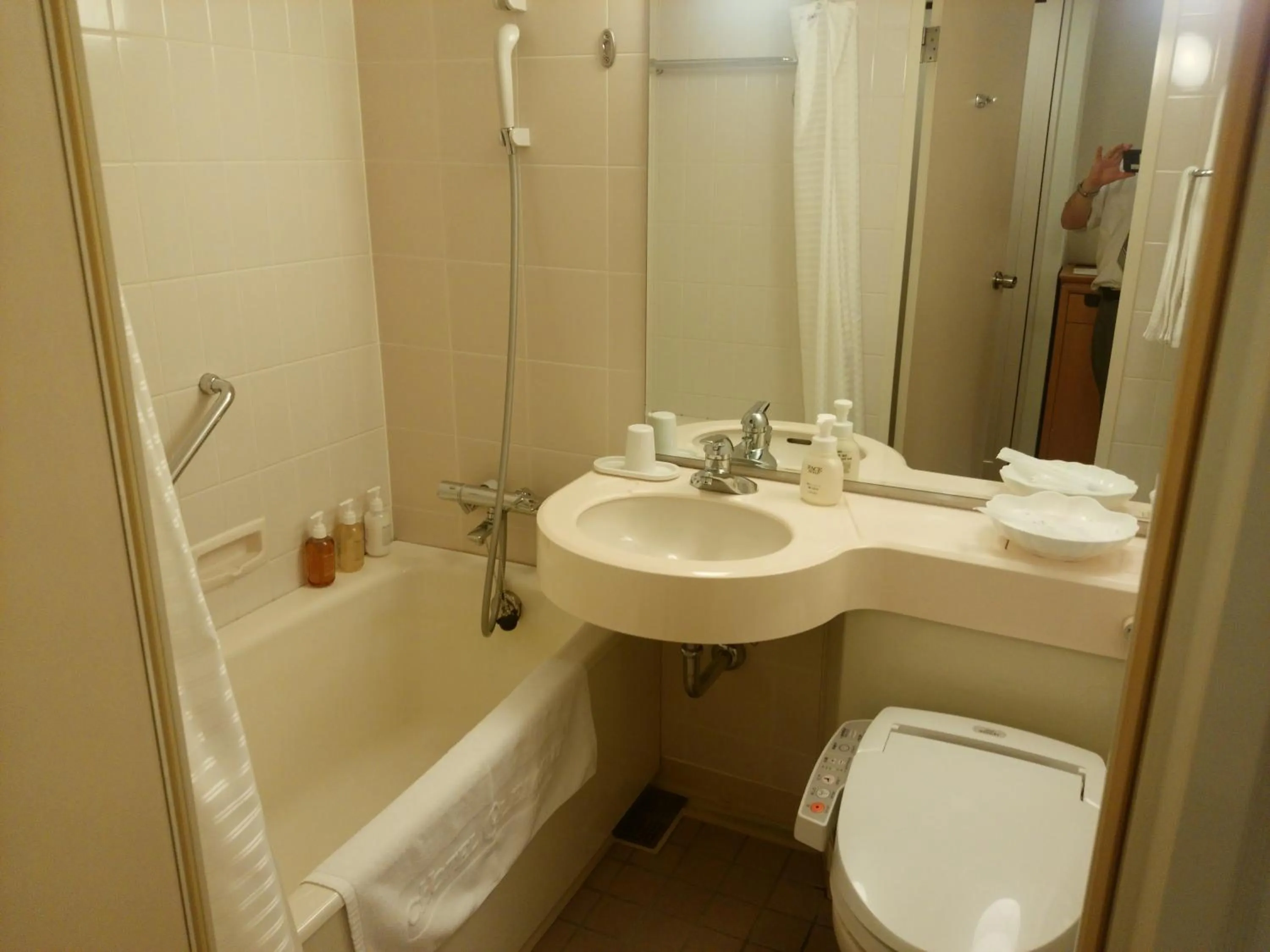 Bathroom in JR Hotel Clement Tokushima