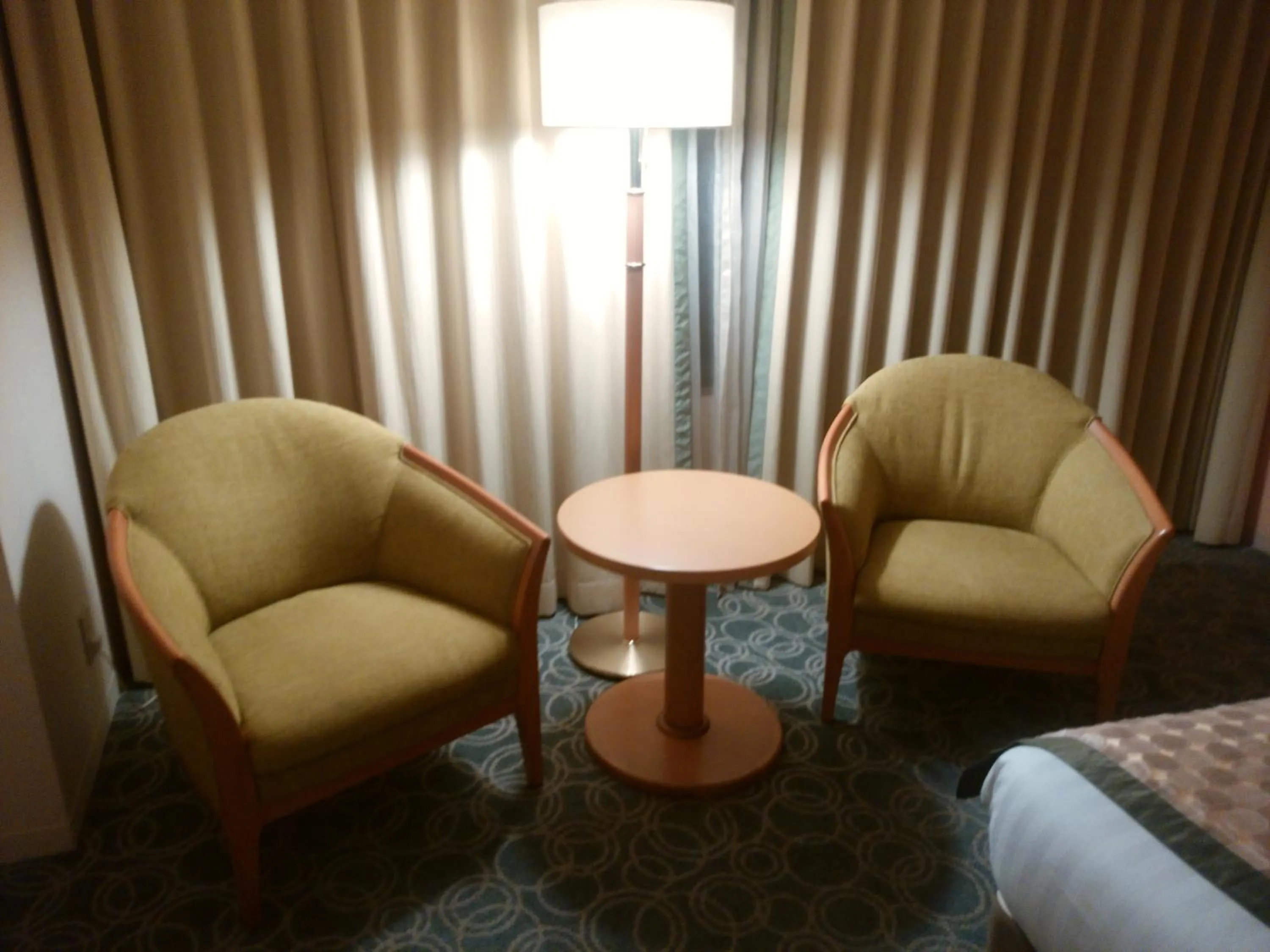 Seating area in JR Hotel Clement Tokushima