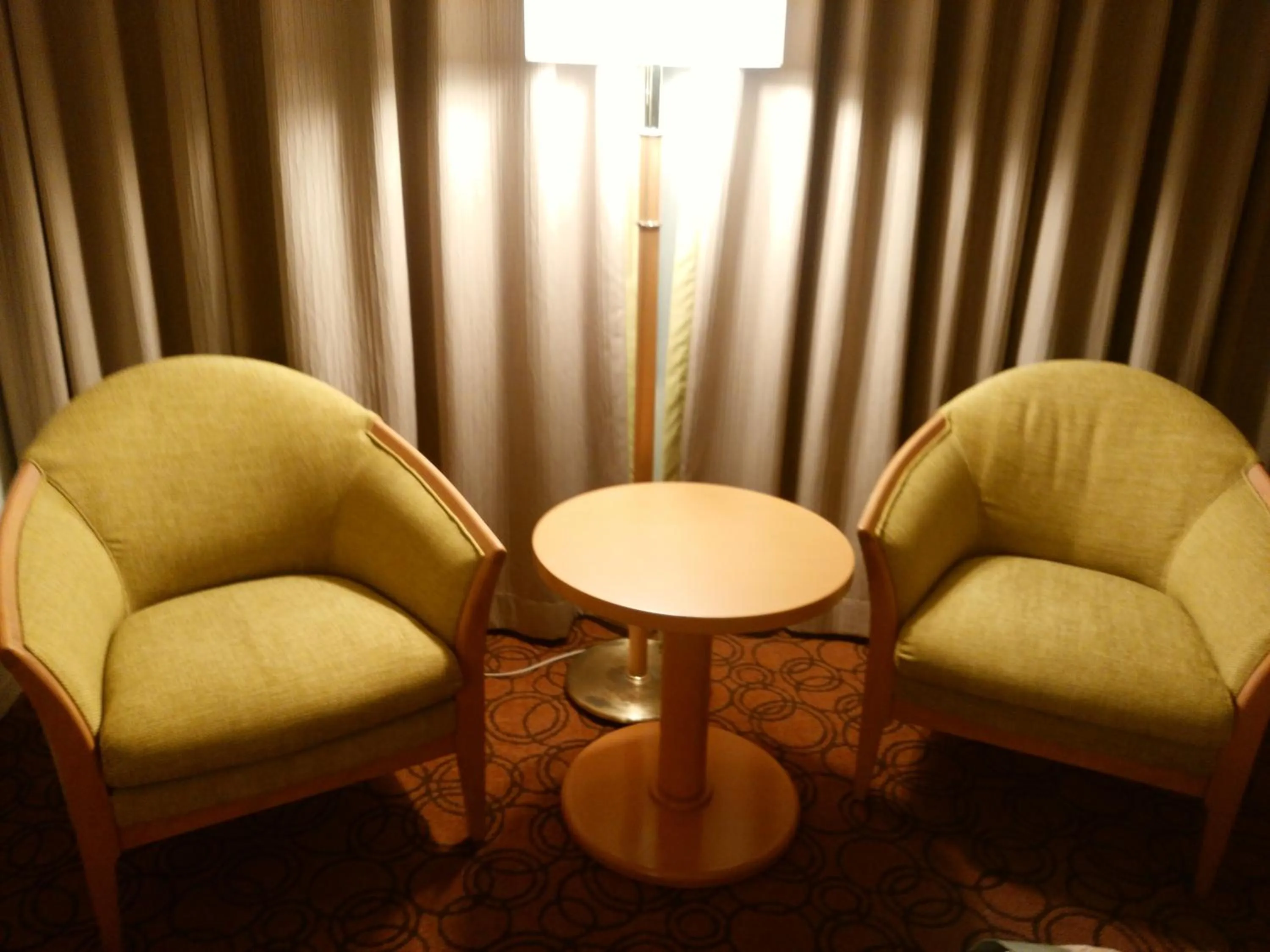 Seating area in JR Hotel Clement Tokushima