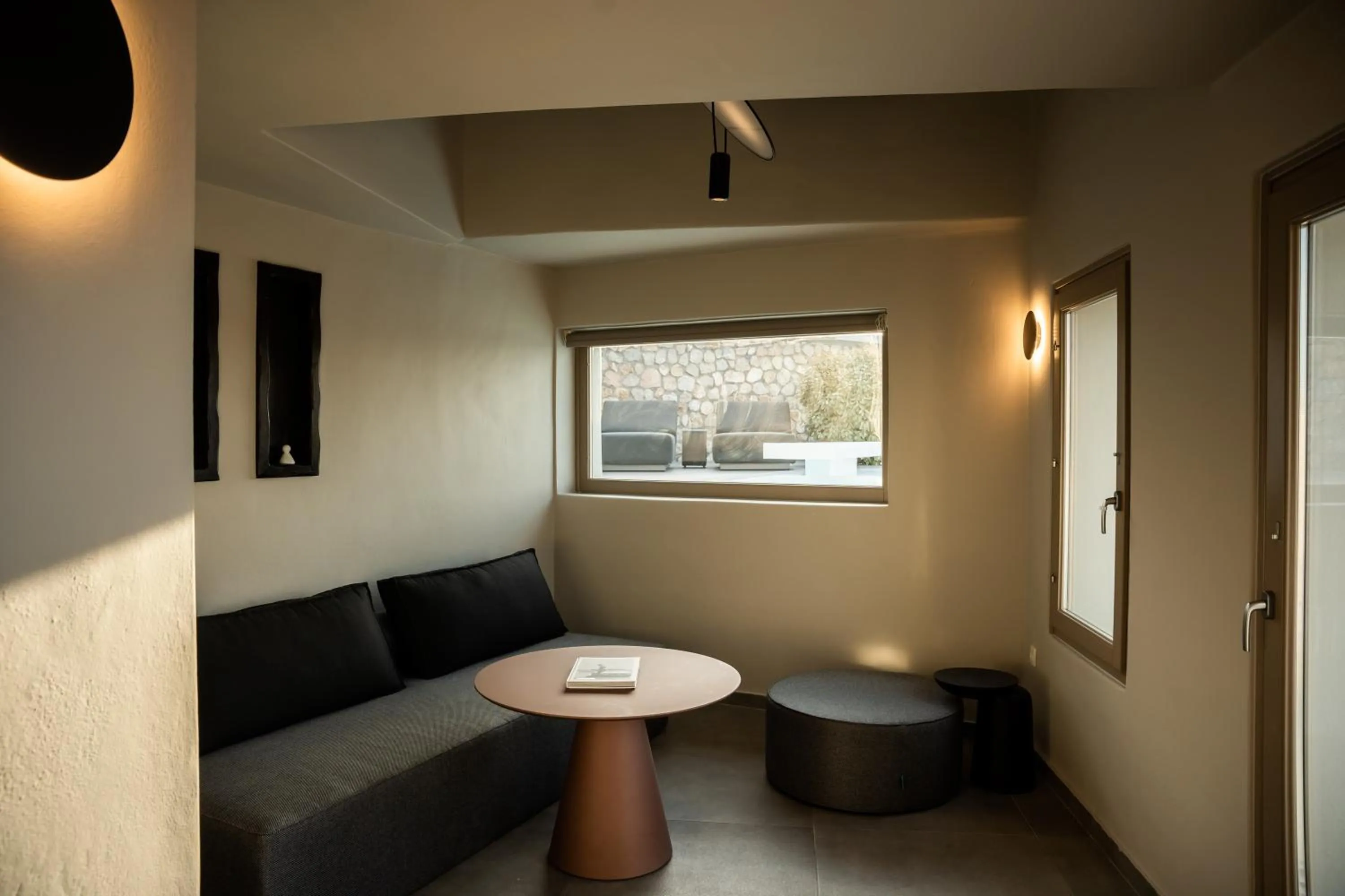 Living room in Black Diamond Suites