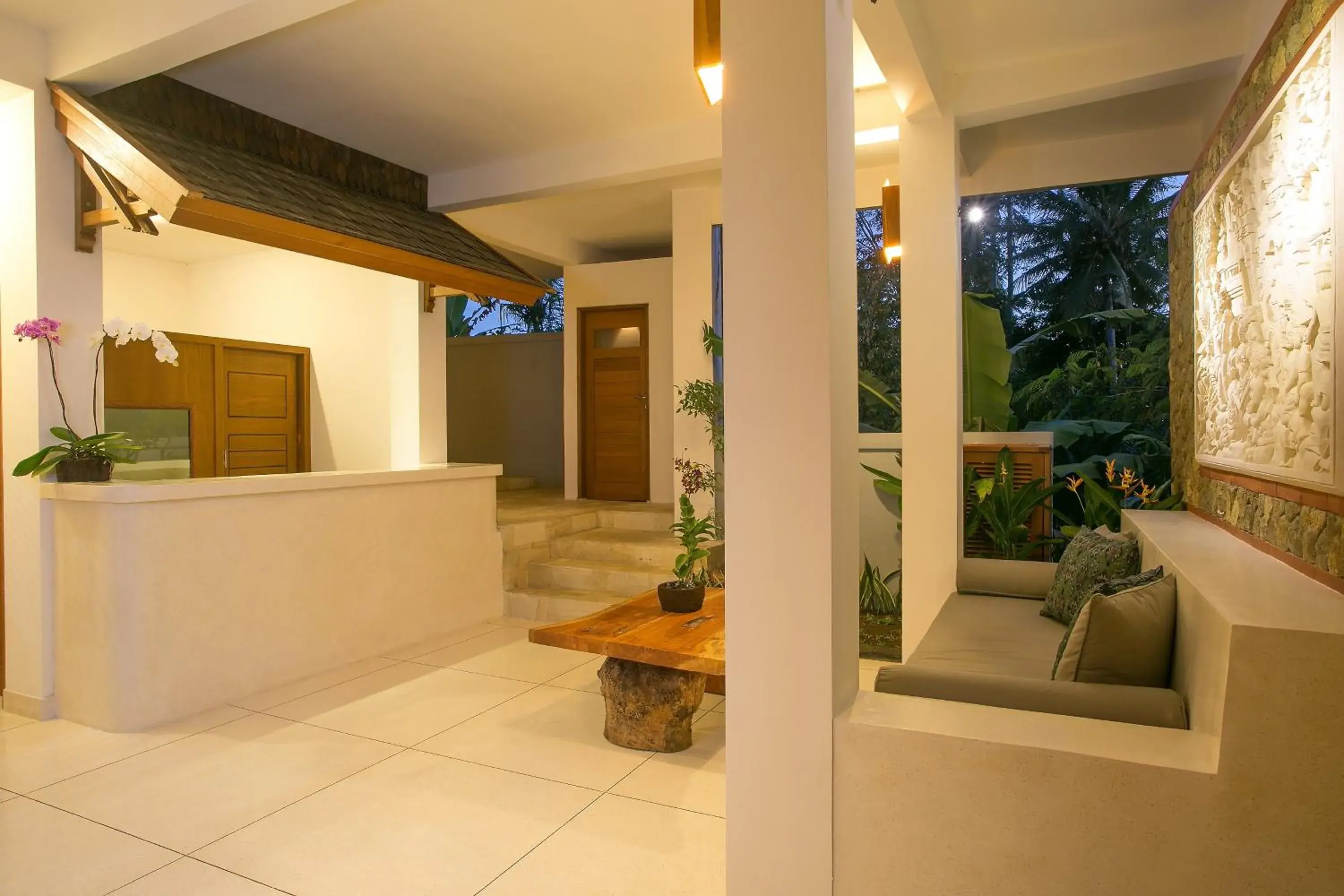 Lobby or reception in Pesantian Villa and Warung Lobby or reception in Pesantian Villa and Warung