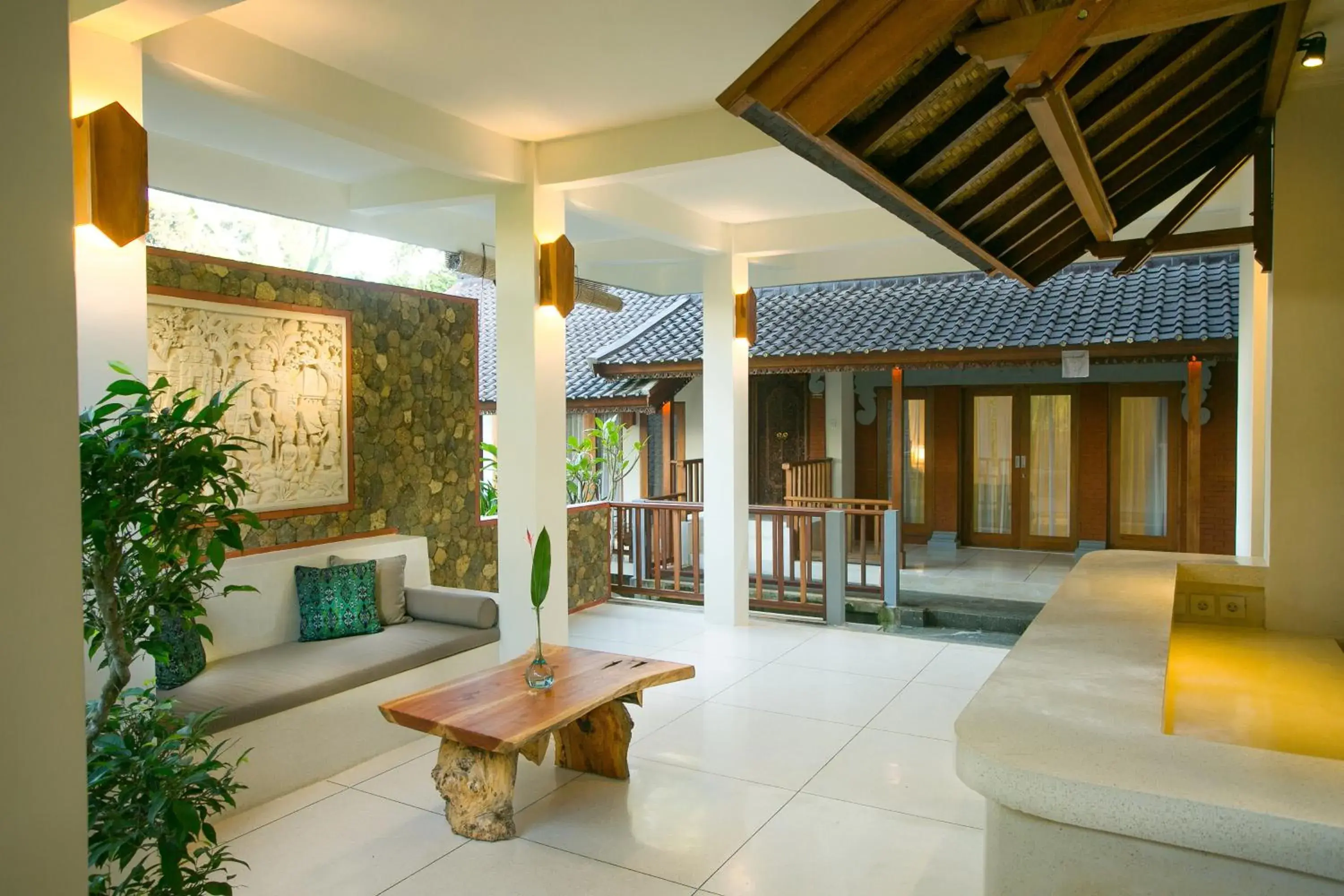 Lobby or reception in Pesantian Villa and Warung Lobby or reception in Pesantian Villa and Warung