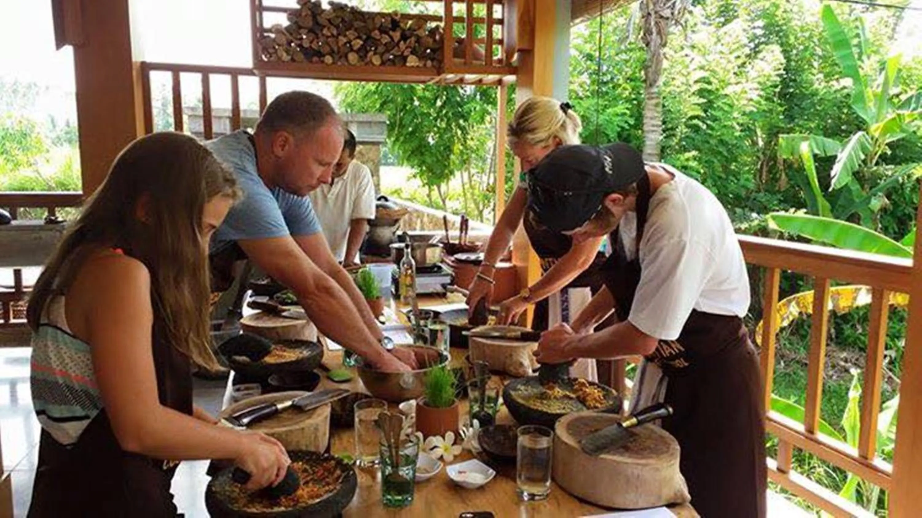 Activities in Pesantian Villa and Warung