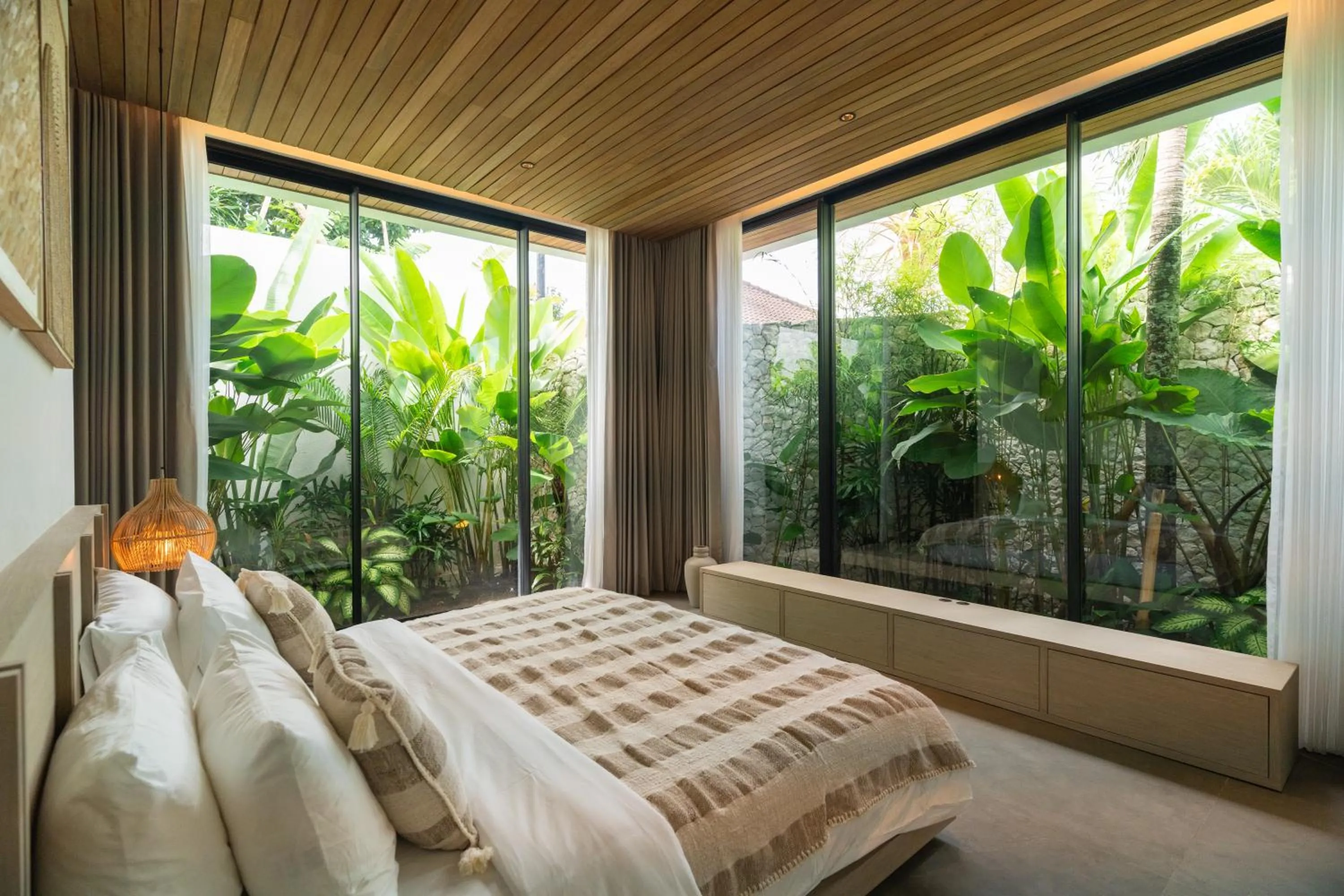 Bedroom, Bed in Villa Moon by Alfred in Bali