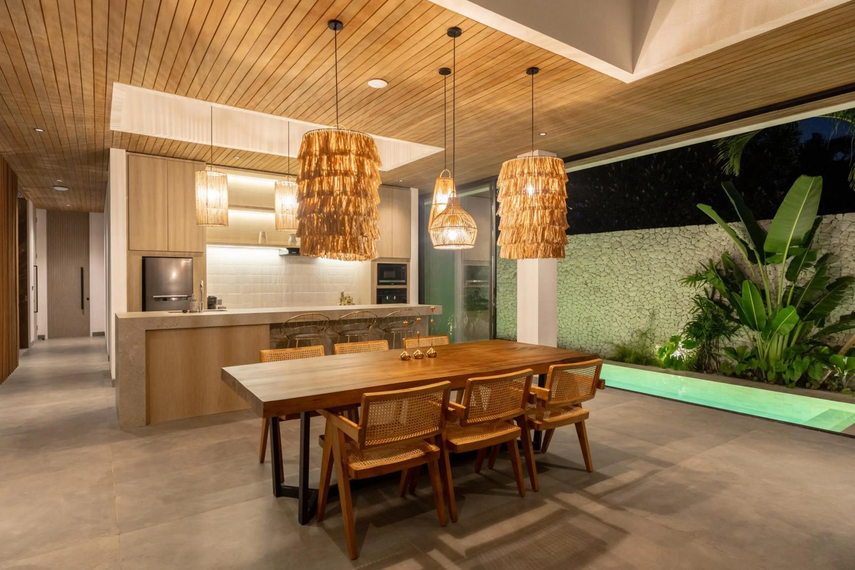 Kitchen or kitchenette in Villa Moon by Alfred in Bali