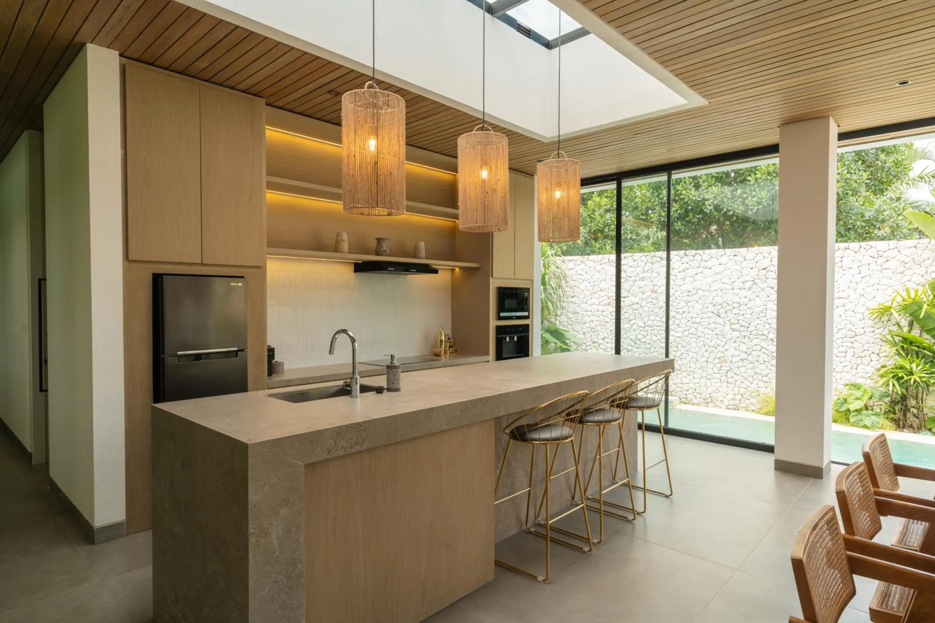 Kitchen or kitchenette in Villa Moon by Alfred in Bali