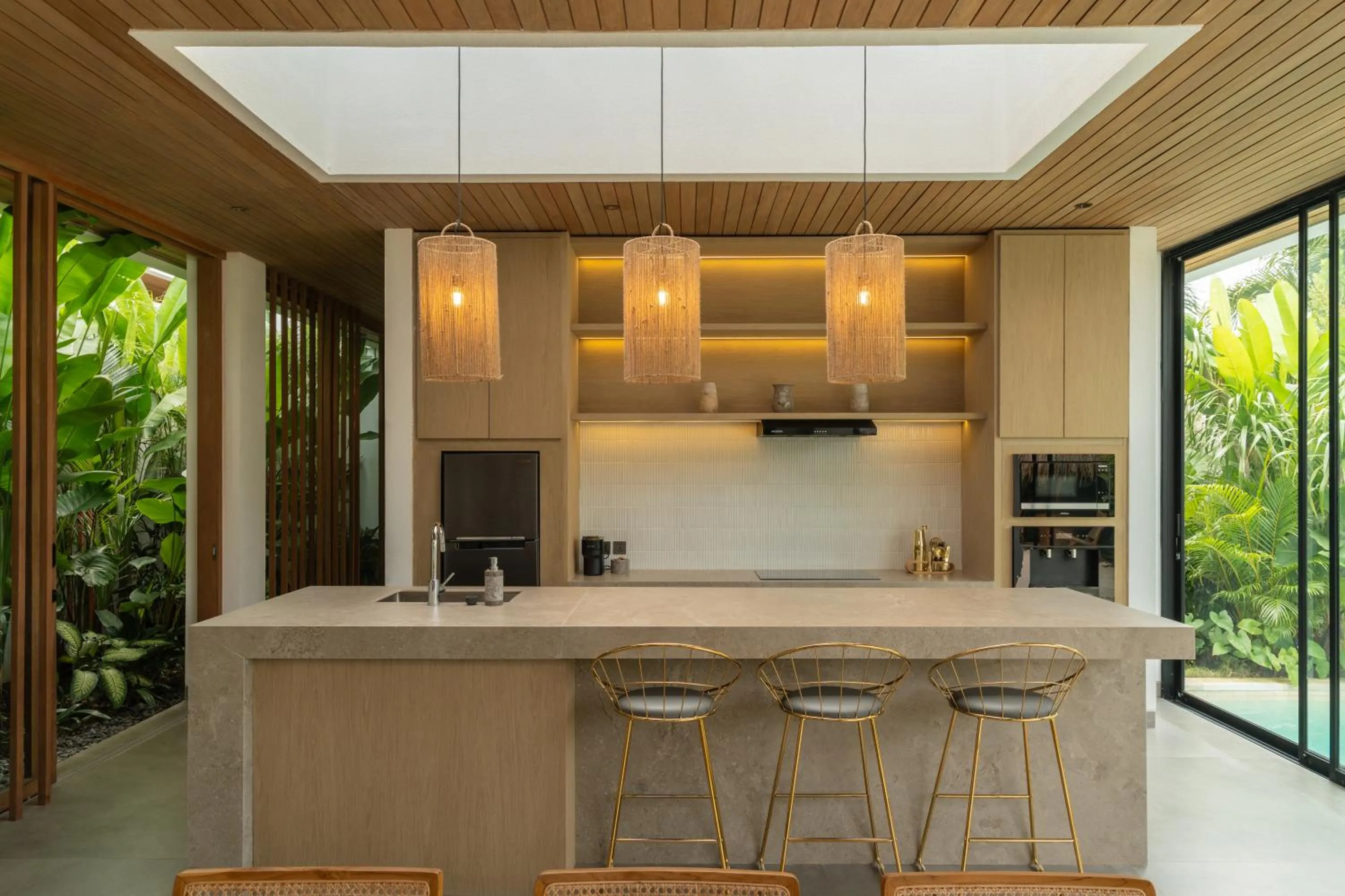 Kitchen or kitchenette in Villa Moon by Alfred in Bali