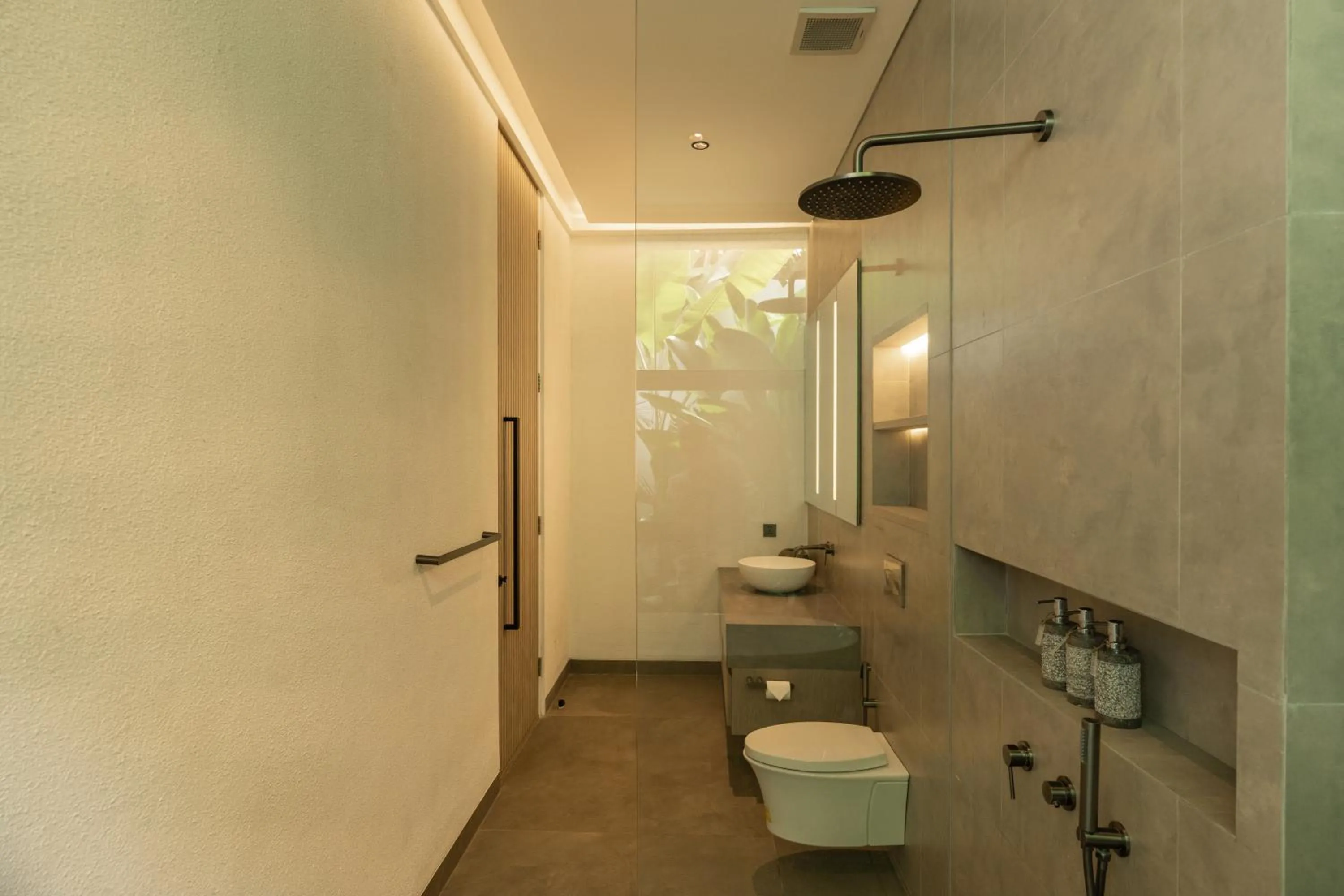 Shower in Villa Moon by Alfred in Bali