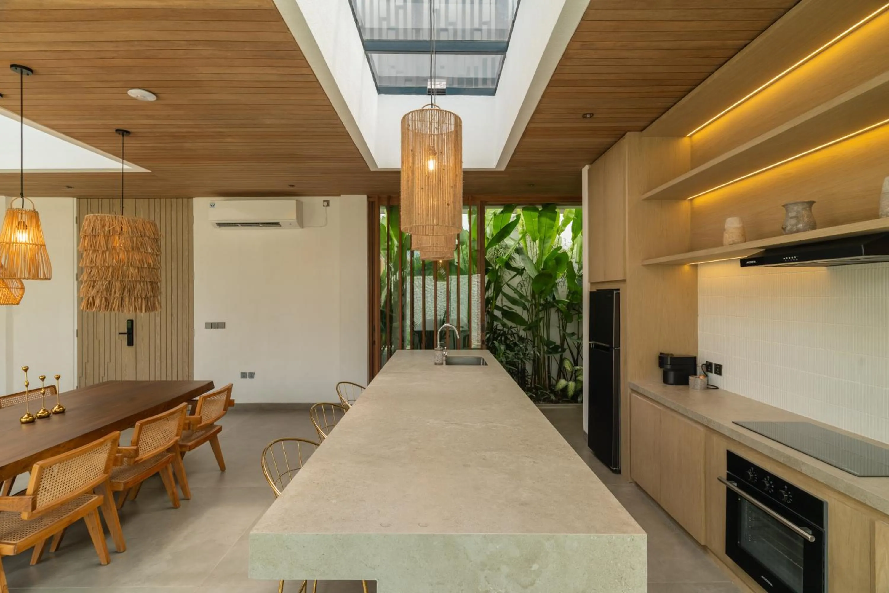 Kitchen or kitchenette in Villa Moon by Alfred in Bali