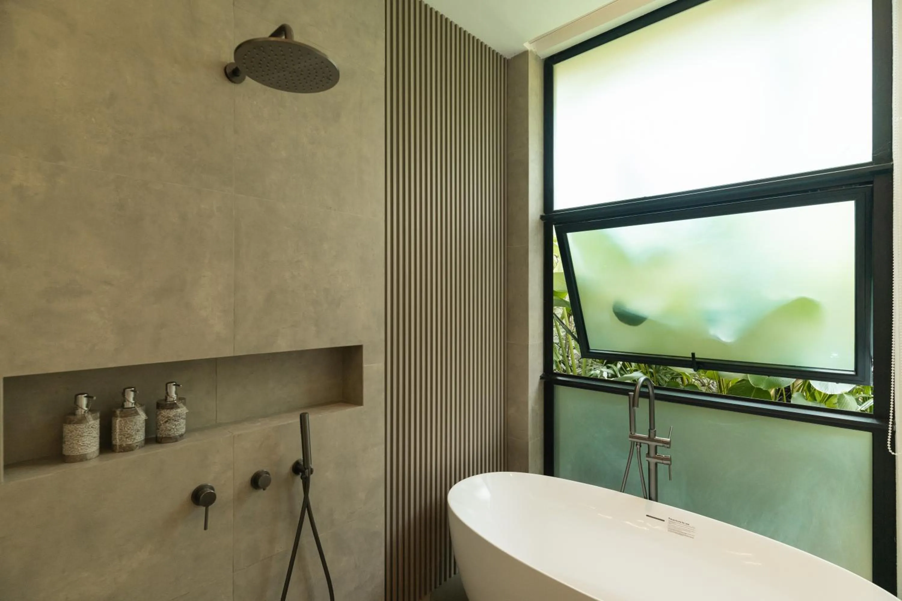 Shower in Villa Moon by Alfred in Bali