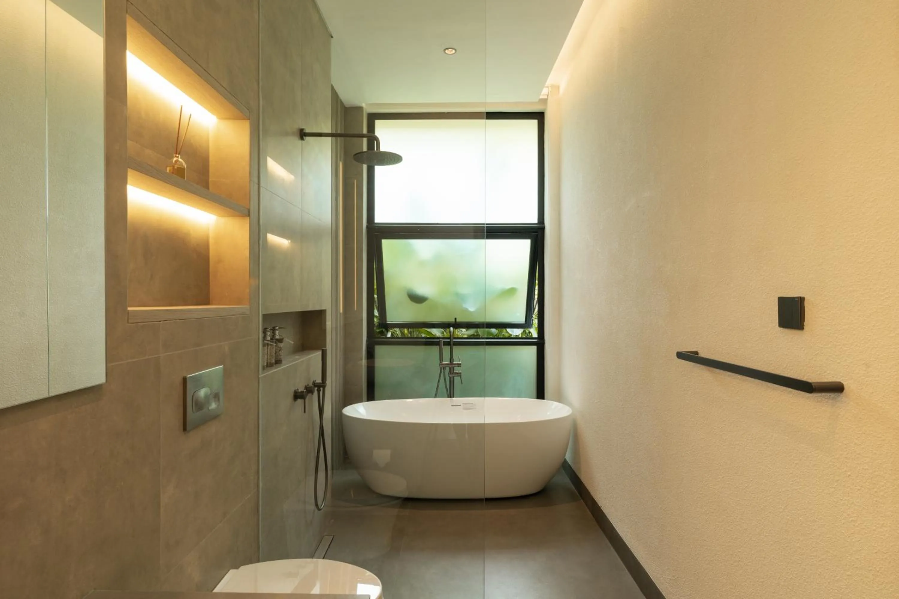 Shower in Villa Moon by Alfred in Bali