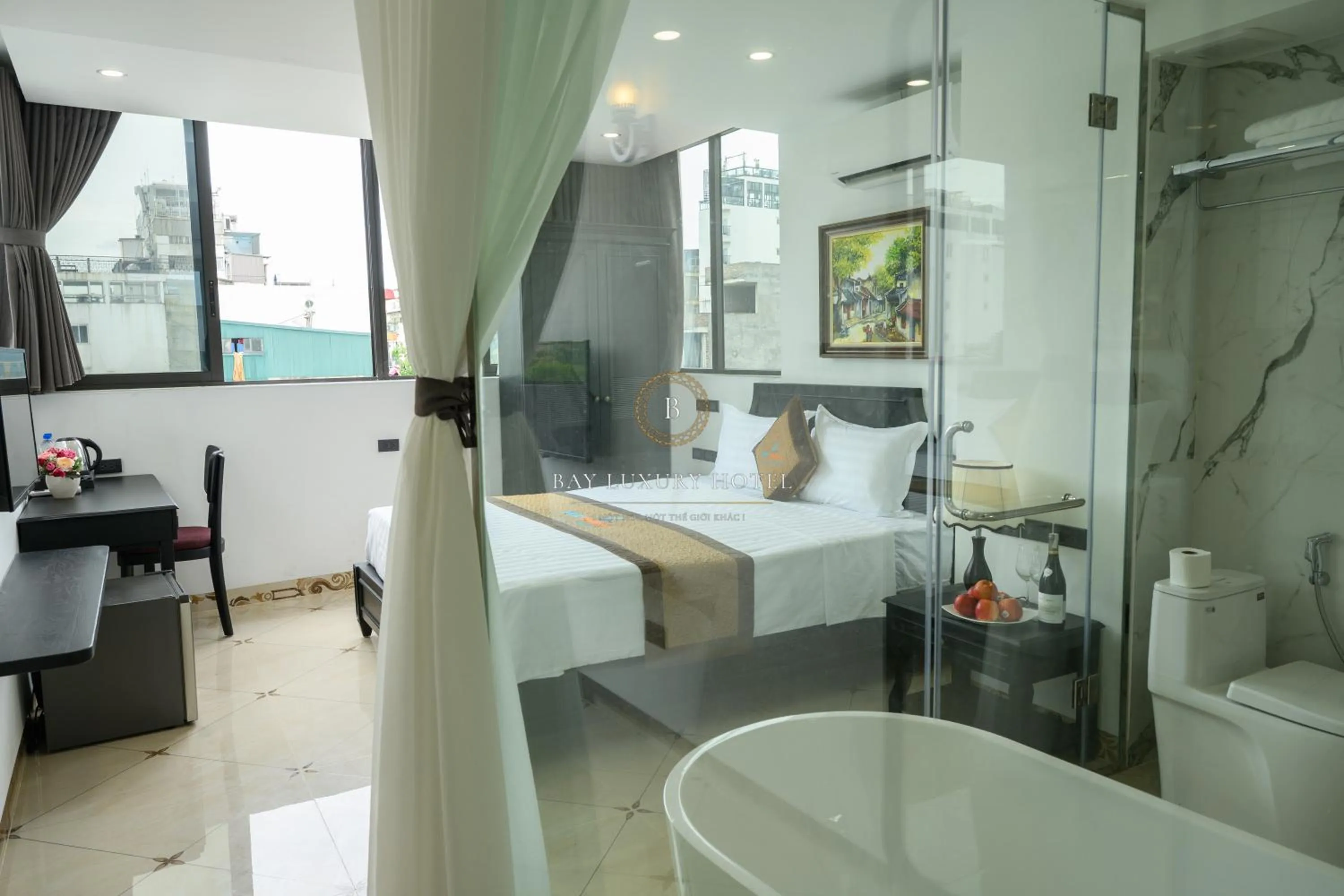 Photo of the whole room, Bed in Bay Luxury Hotel & Spa - No 1 Ngo Huyen