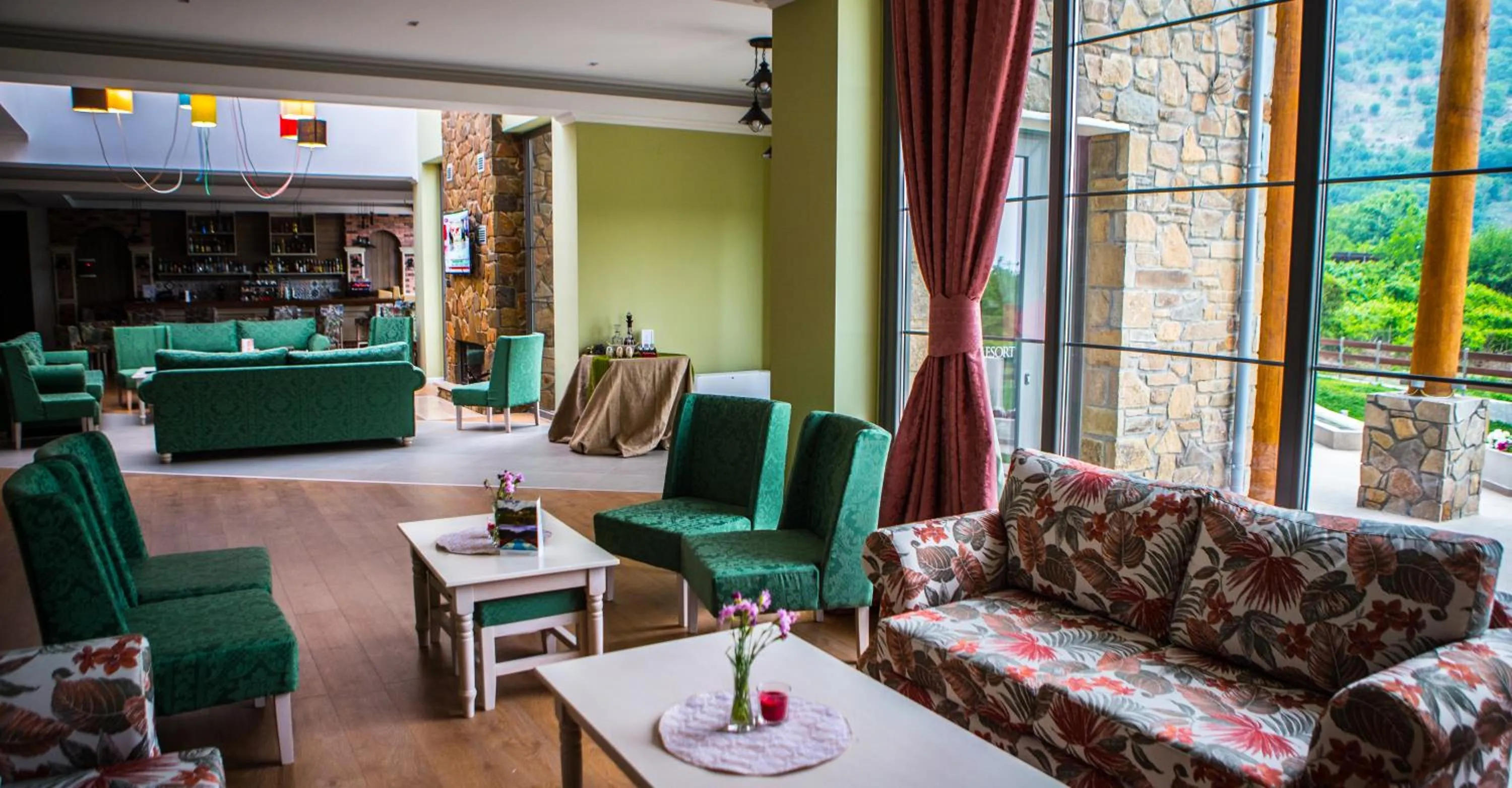 Living room in Irene's Resort