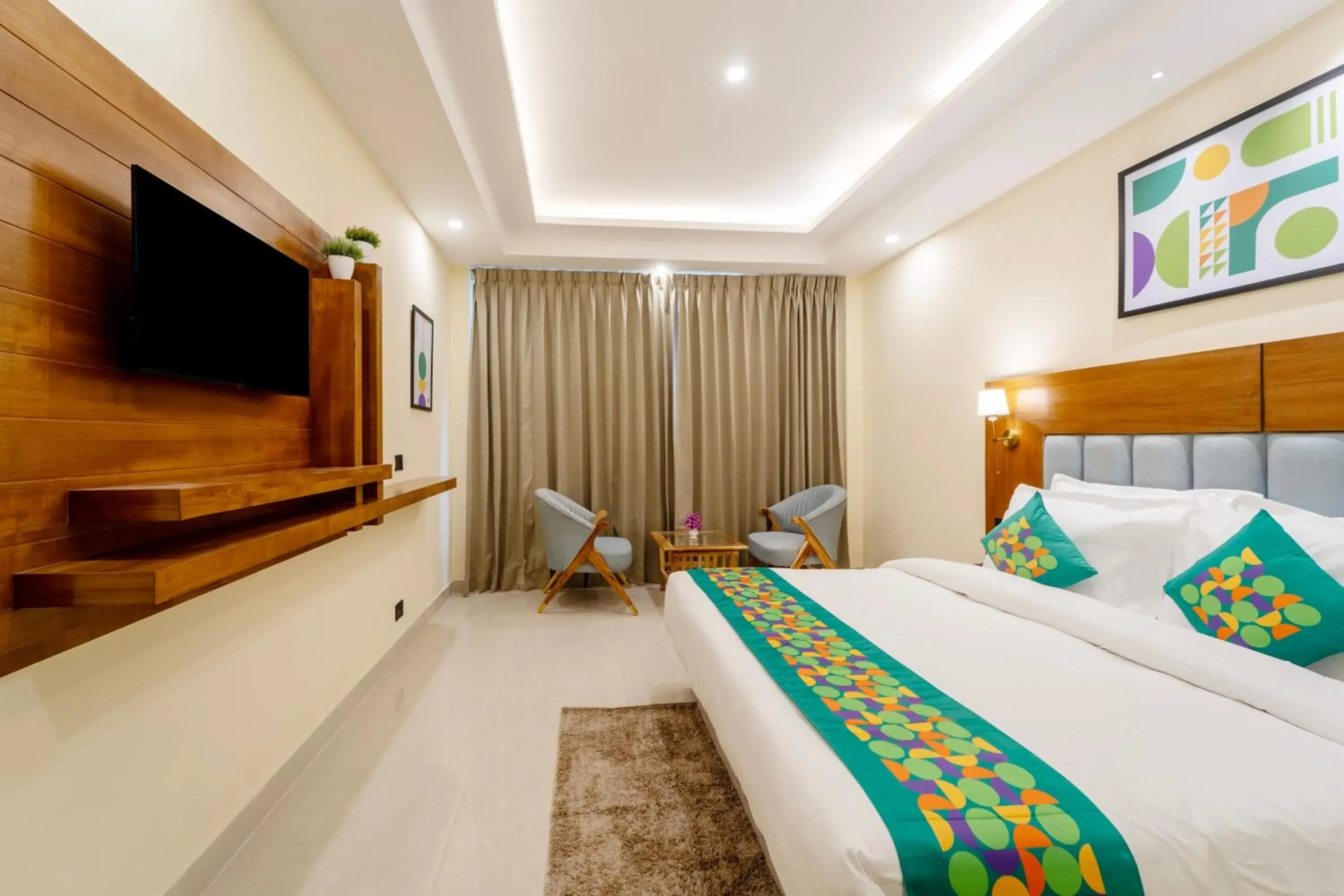 Bedroom, Bed in Treebo Premium The Takey'S, Mall Road Bedroom, Bed in Treebo Premium The Takey'S, Mall Road