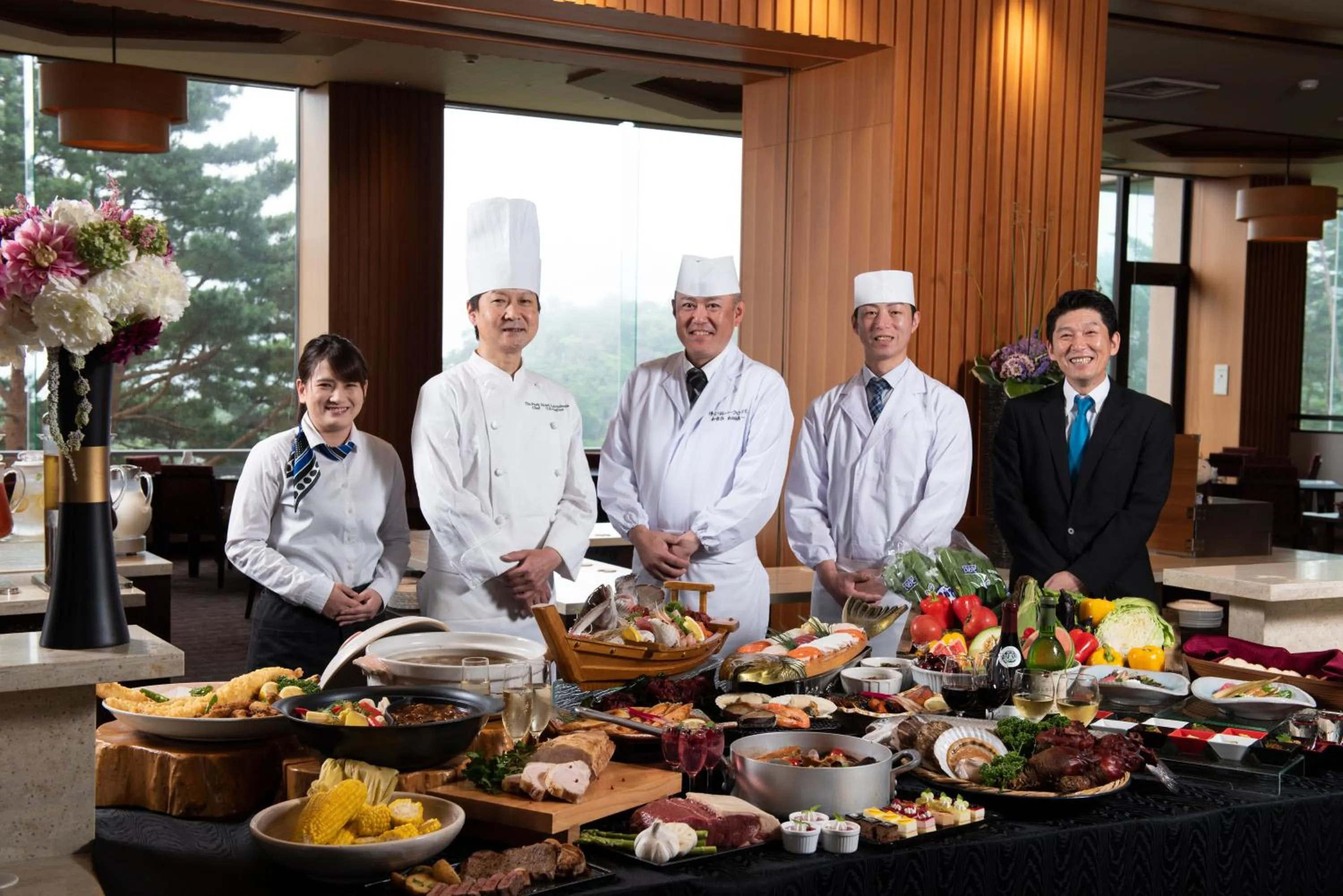 Staff in Jodogahama Park Hotel