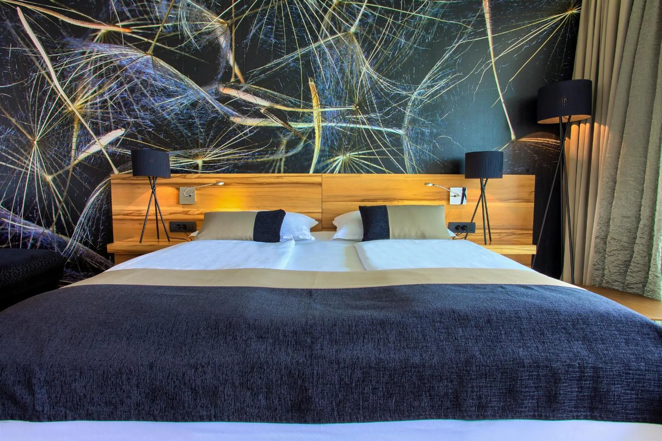 Bed in Hotel Villa Margaret